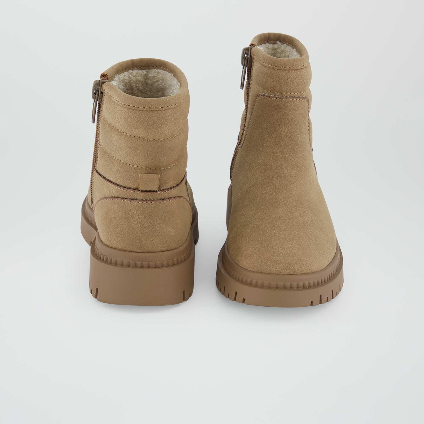 Boots semelle crant marron