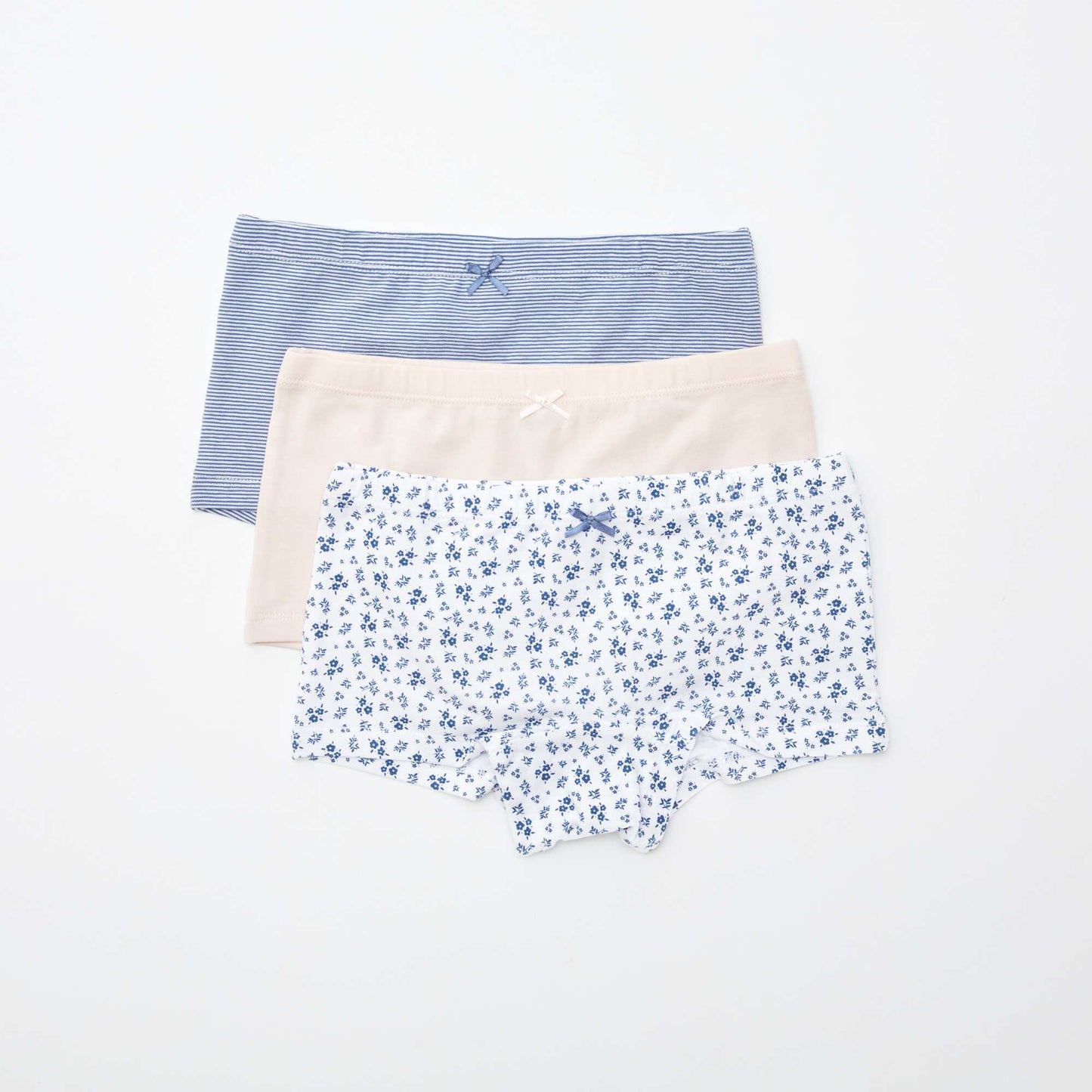 Lot de 3 shortys BLANC