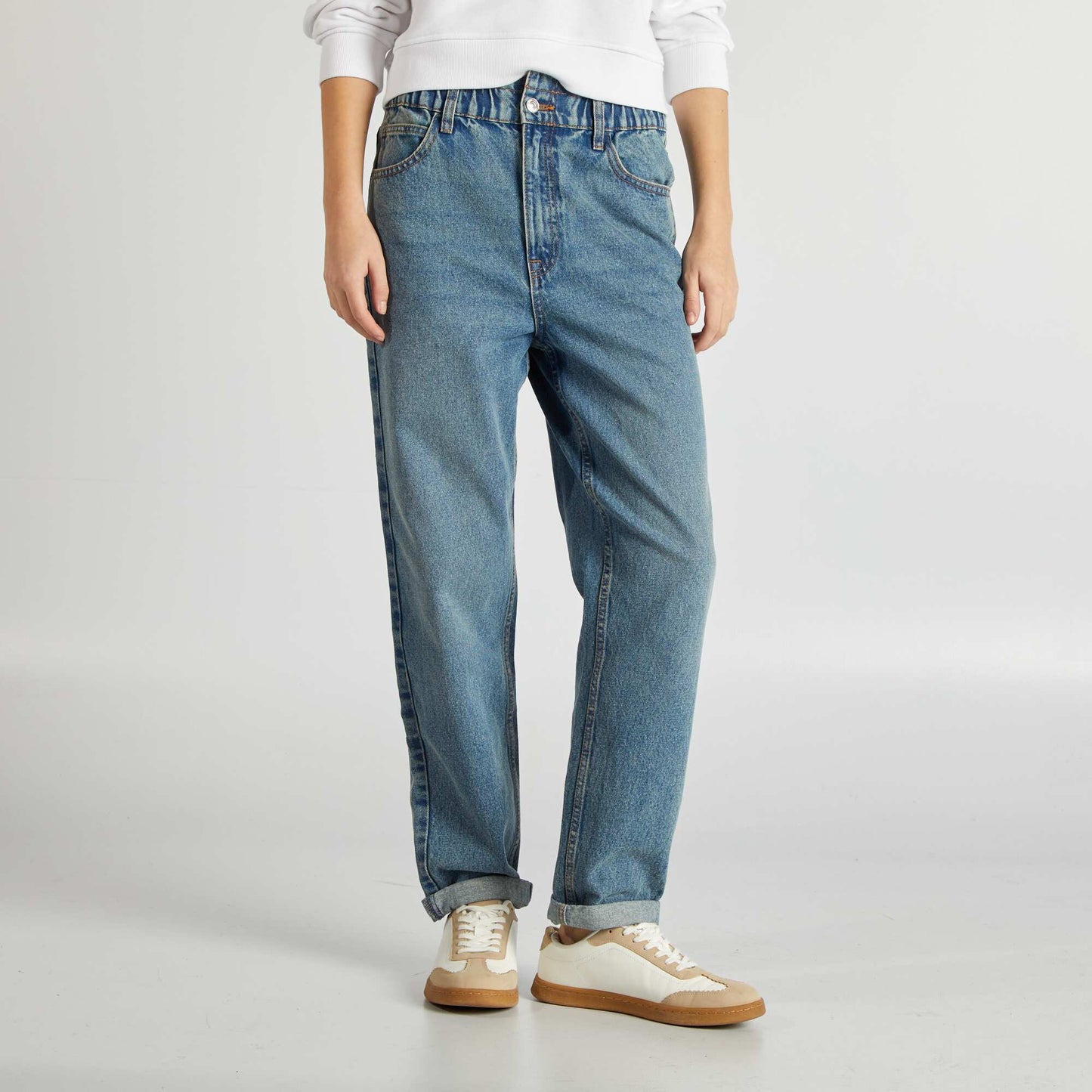Jean paperbag Bleu