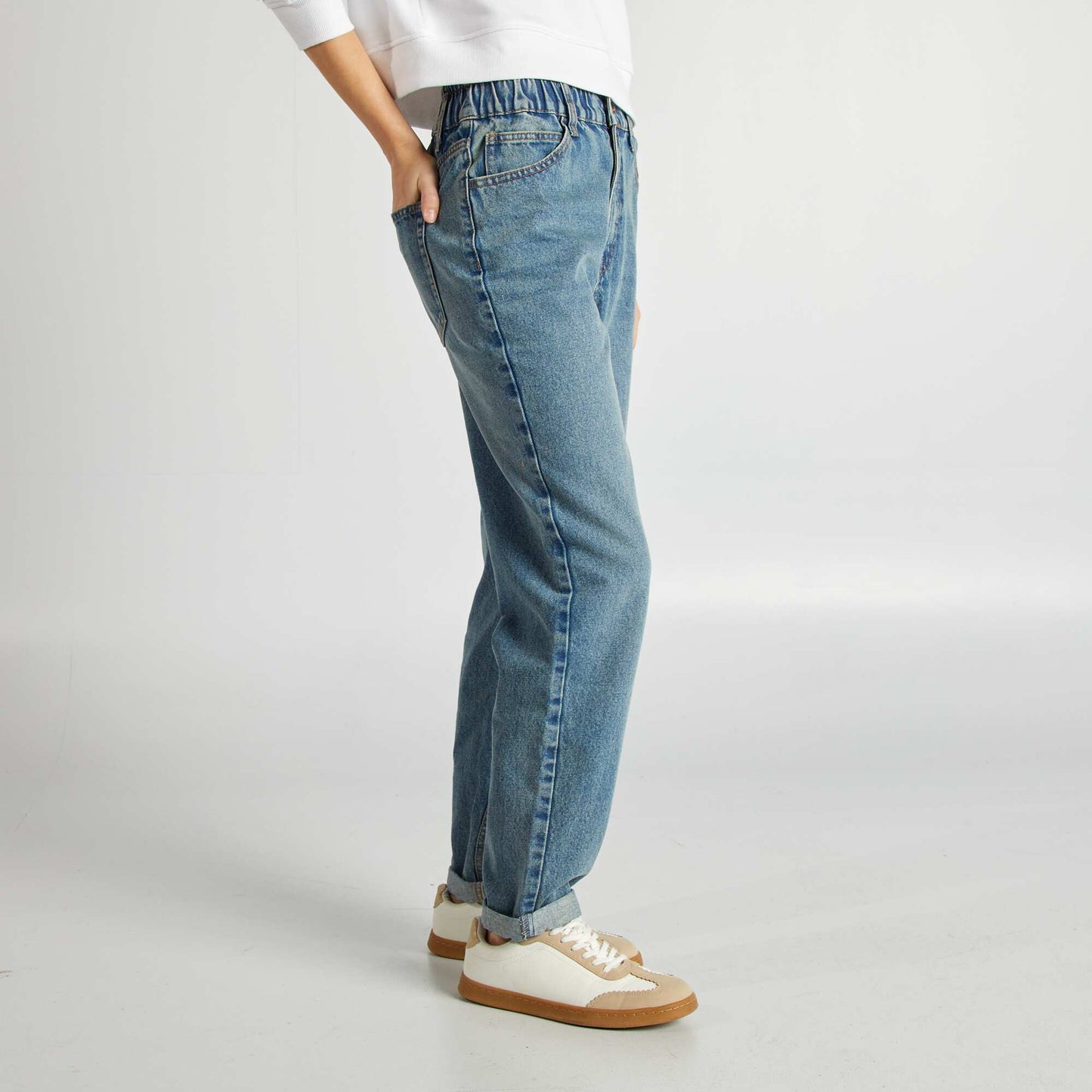 Jean paperbag Bleu