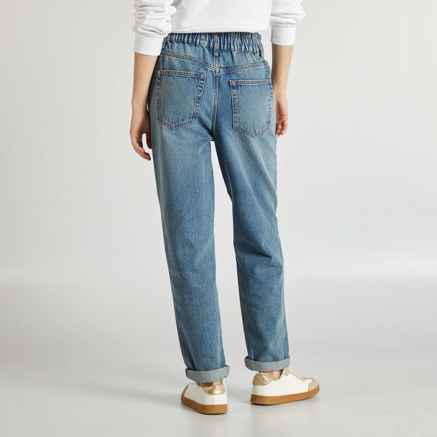 Jean paperbag Bleu