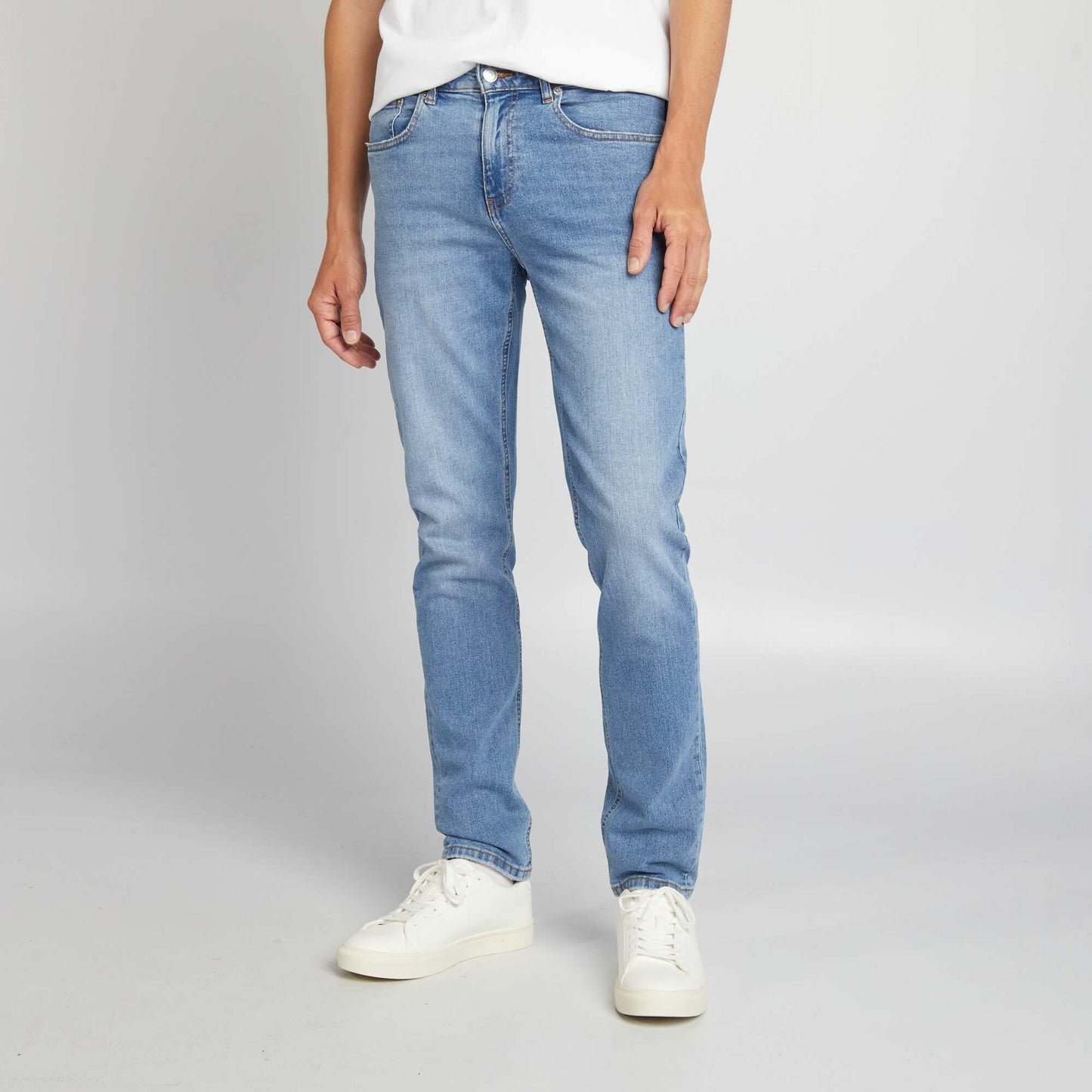 Jean slim 5 poches - L34 Bleu