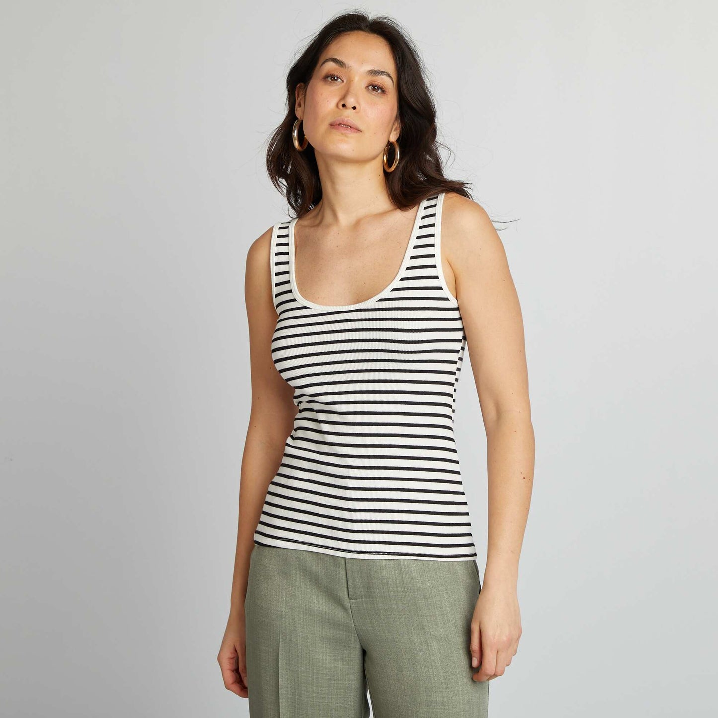 Débardeur sans manches BLANC