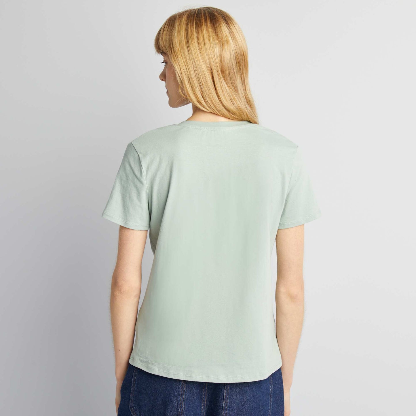 T-shirt basique VERT JADE