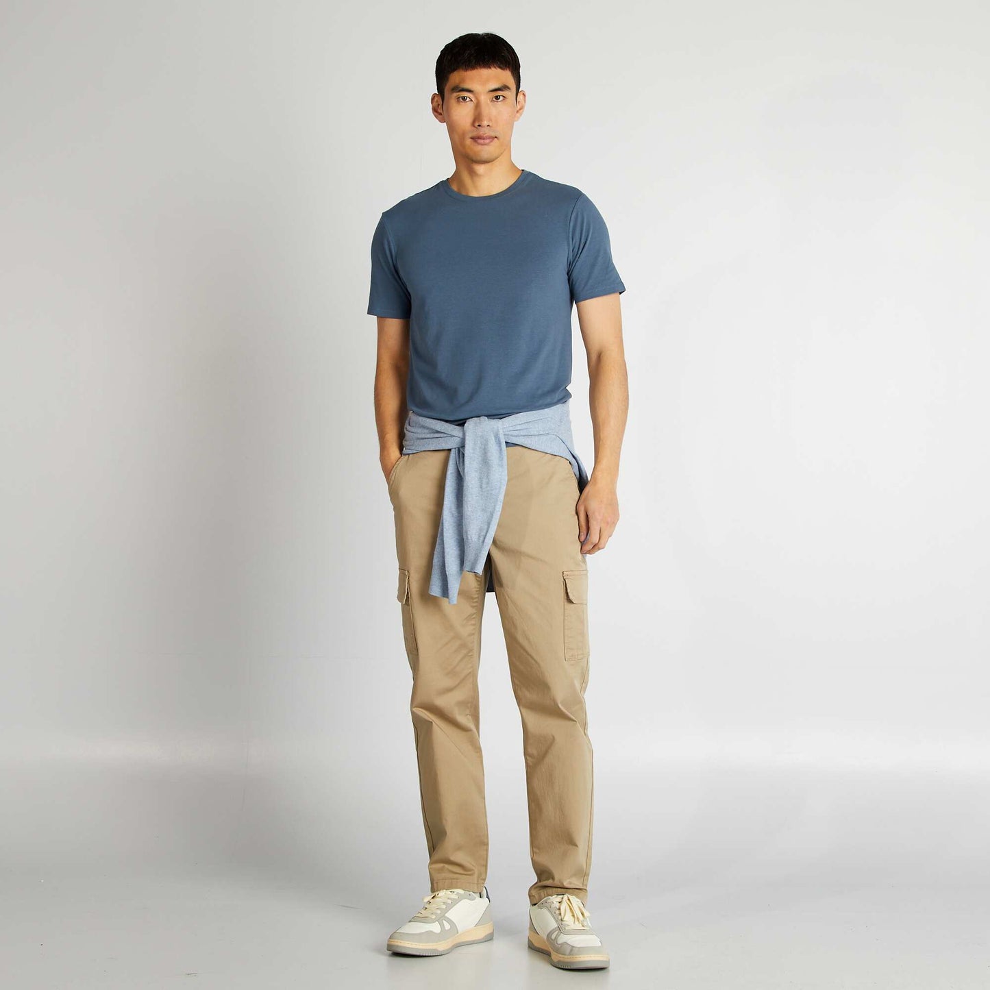 Tee-shirt uni - Muscle fit Bleu