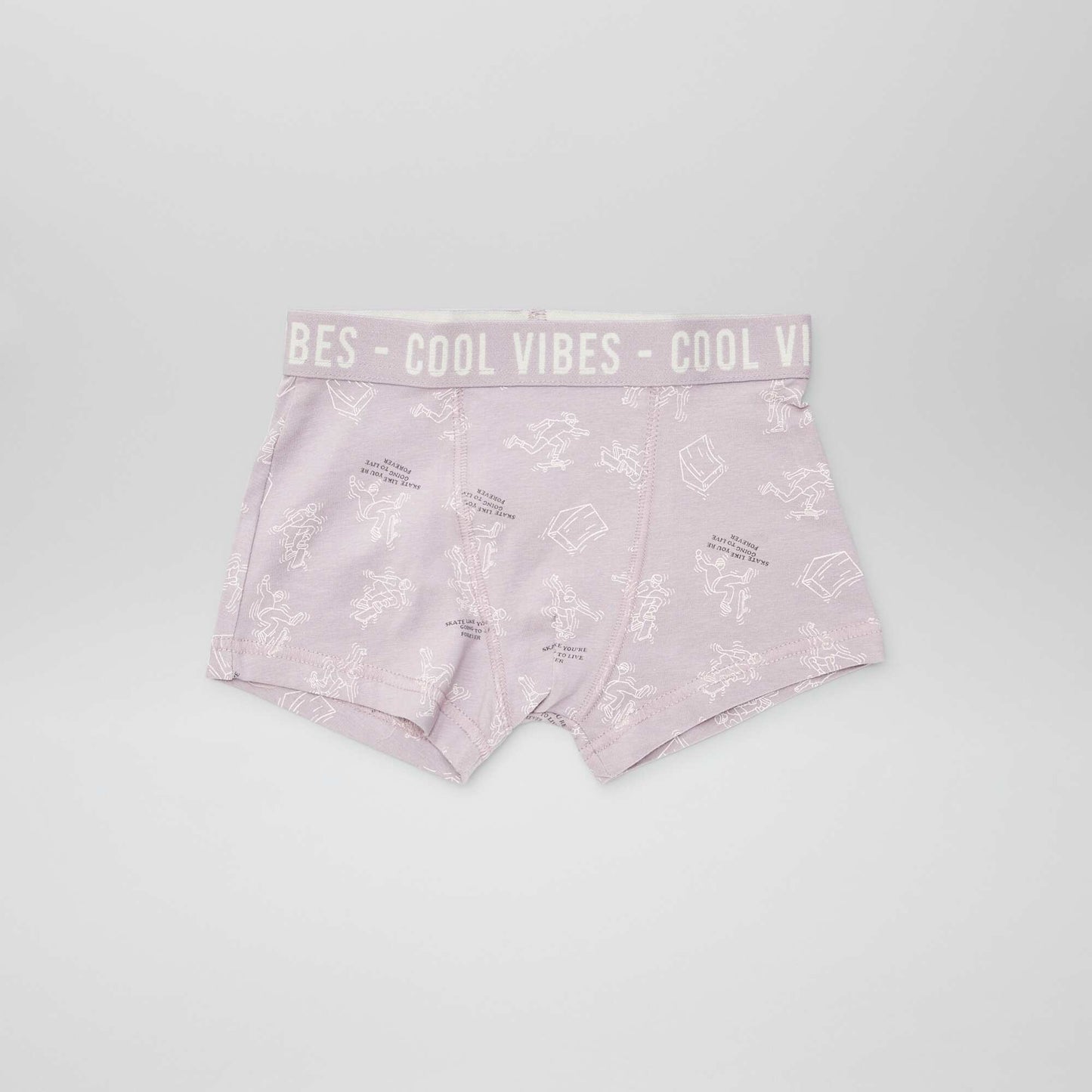 Lot de 3 boxers stretch VIOLET/VERT