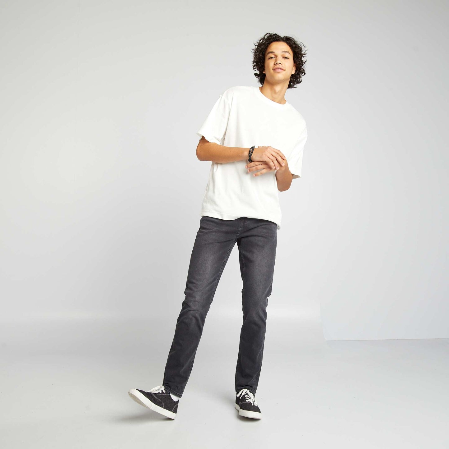 Jean slim 5 poches Noir d lav