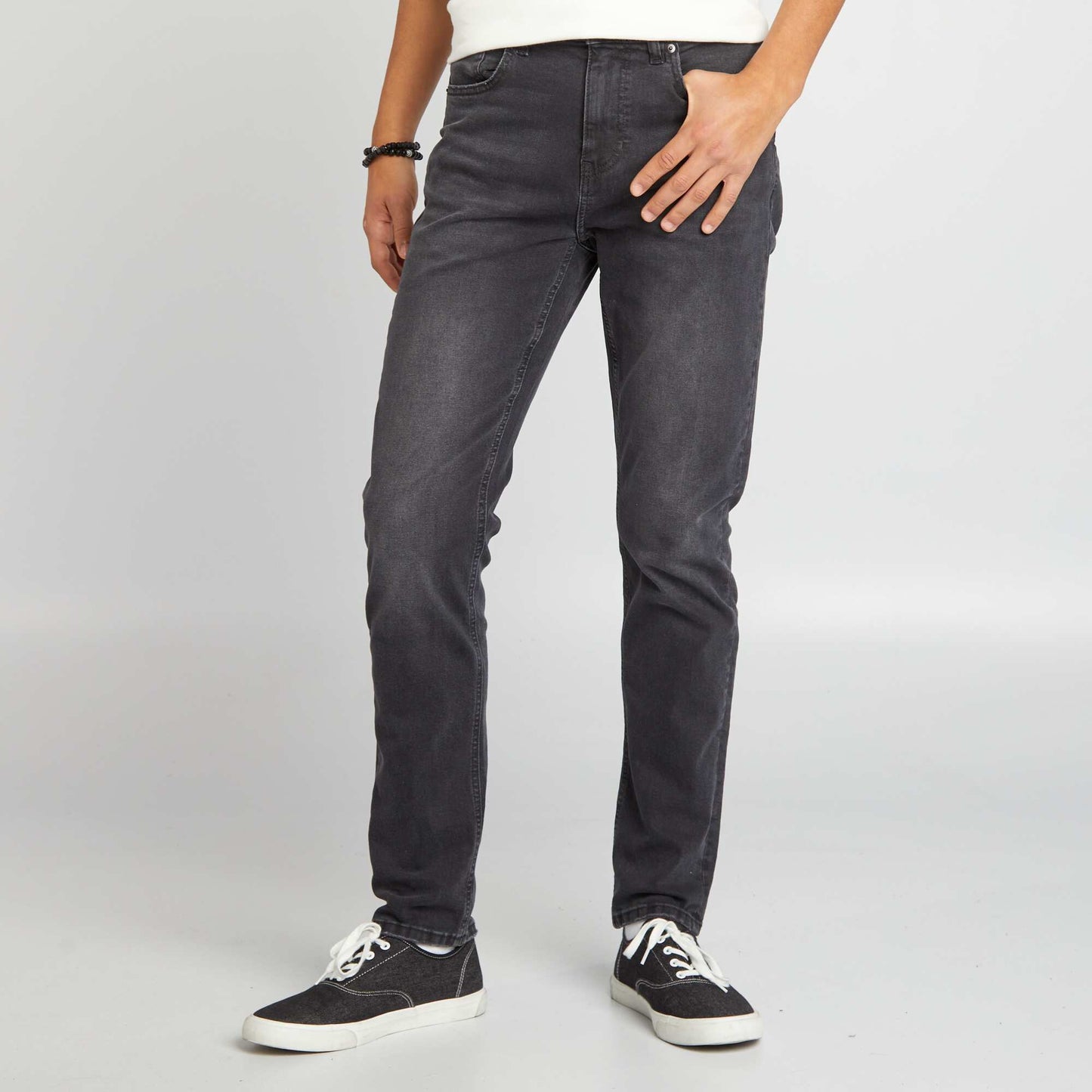 Jean slim 5 poches Noir d lav