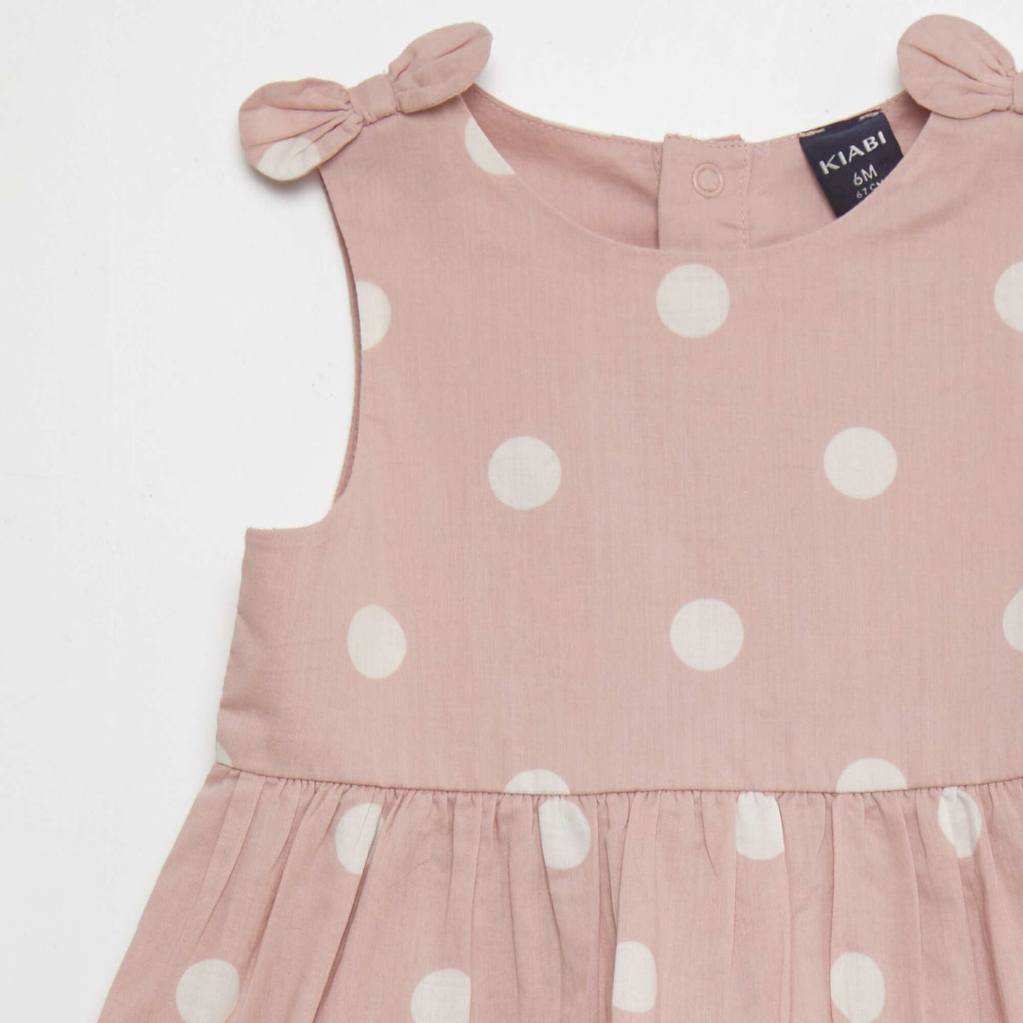 Robe sans manches motif Rose