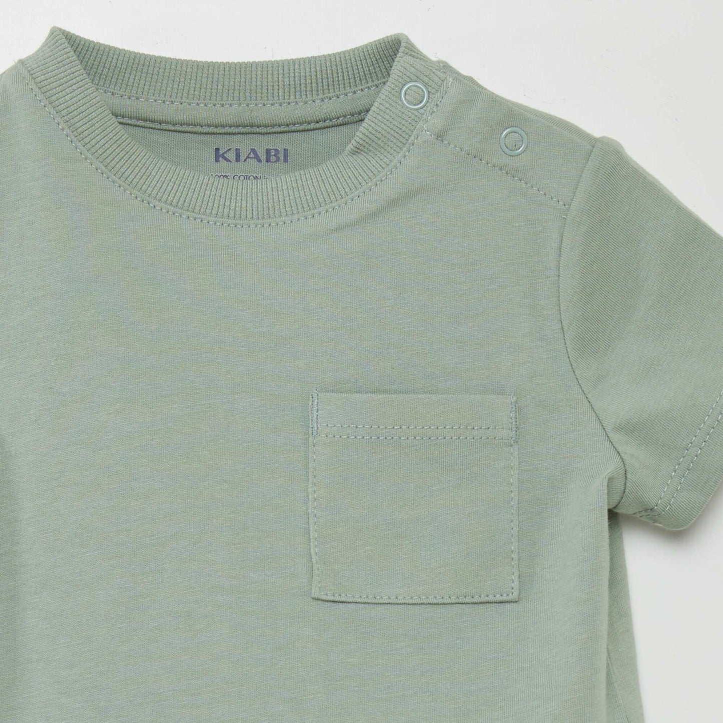T-shirt manches courtes avec poches Vert