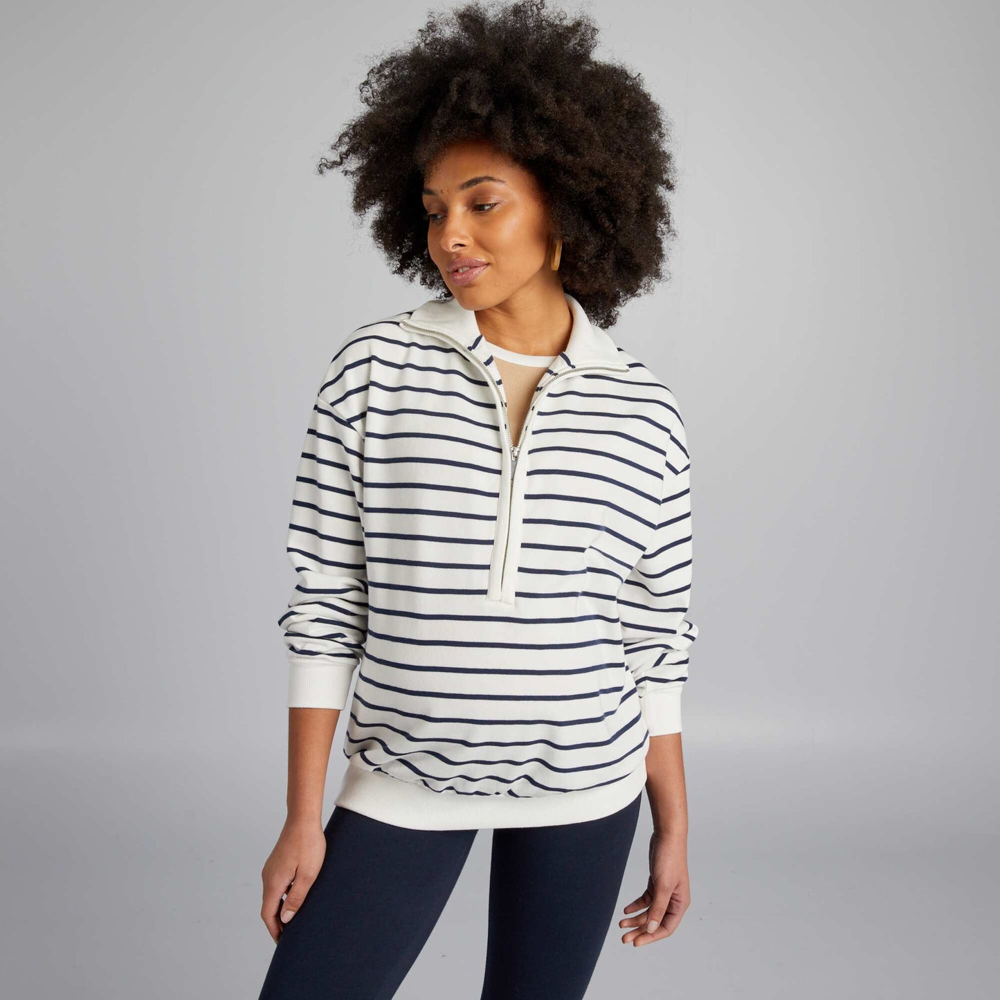 Sweat grossesse coupe camionneur Marini re