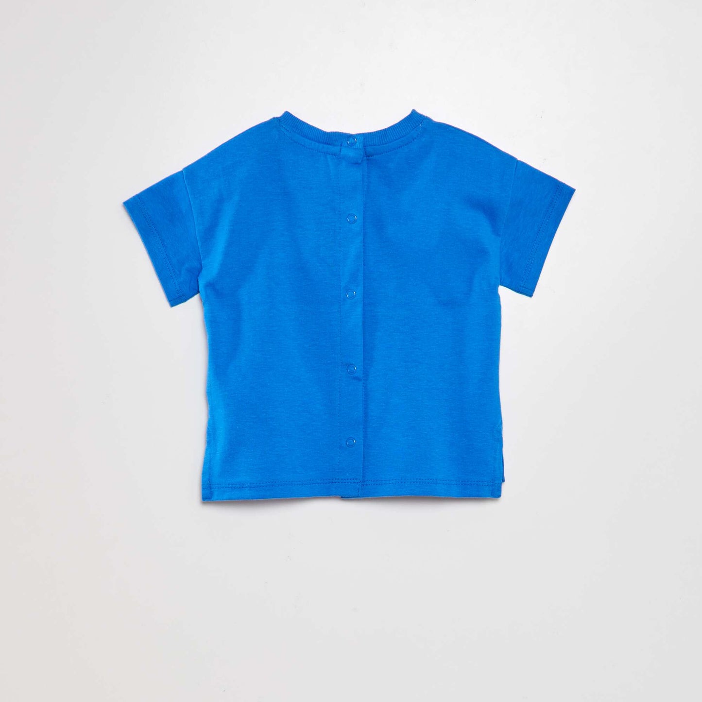 Tee-shirt imprim plage Bleu