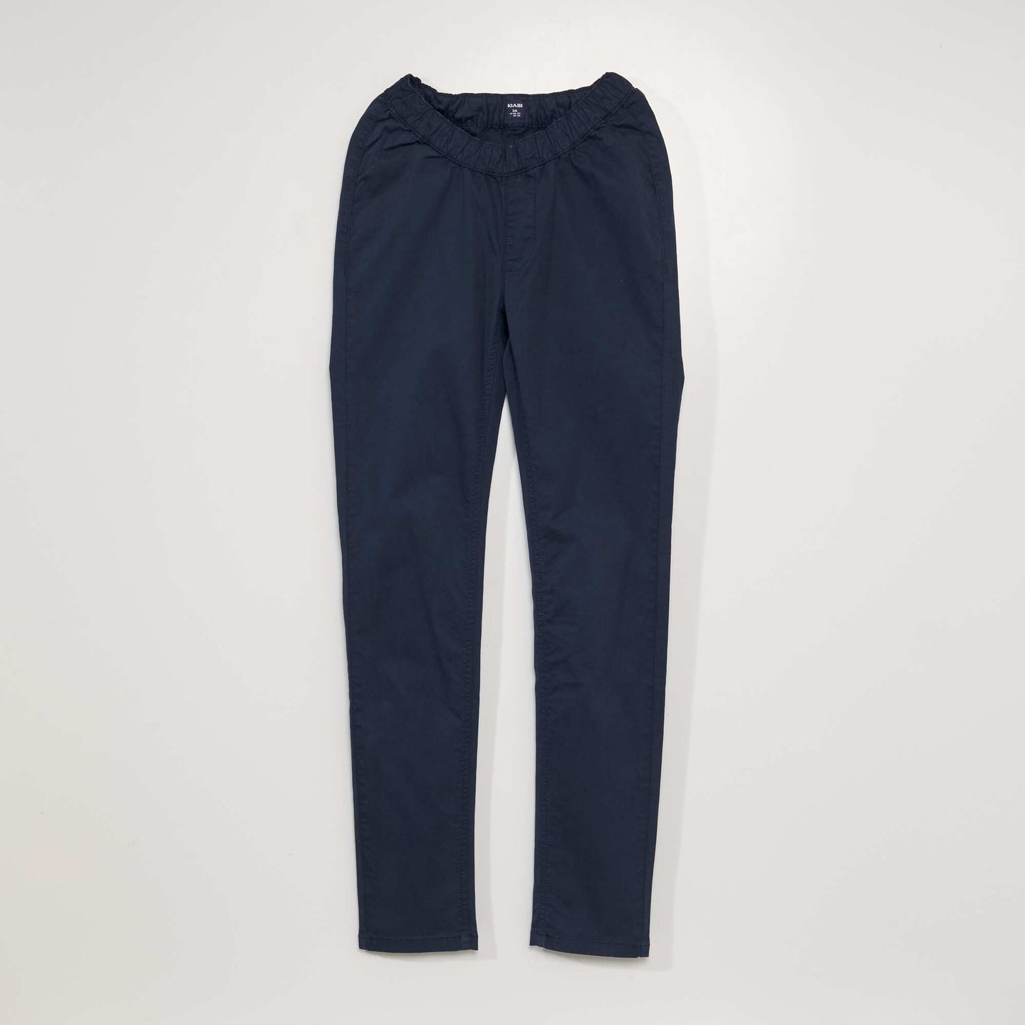 Chino à taille élastiquée - So Easy BLEU
