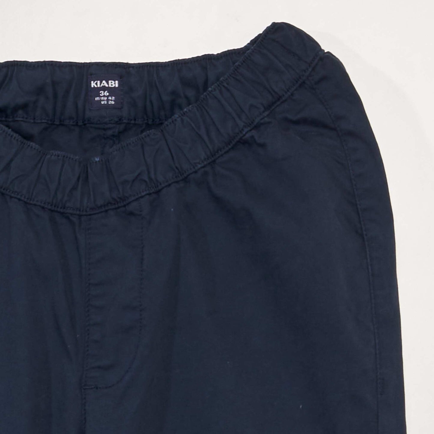 Chino à taille élastiquée - So Easy BLEU