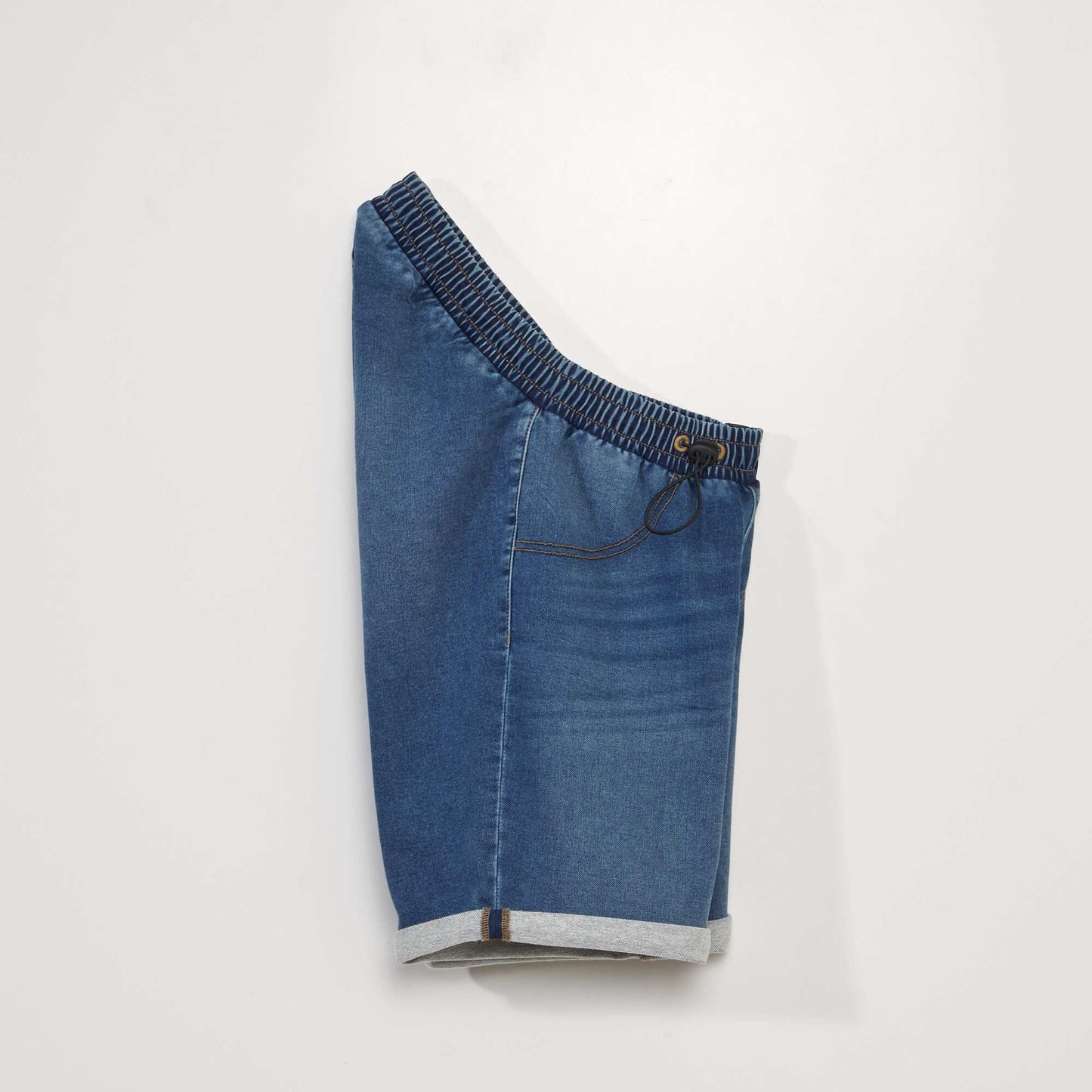 Bermuda en jean à taille élastiquée - So Easy BLEU