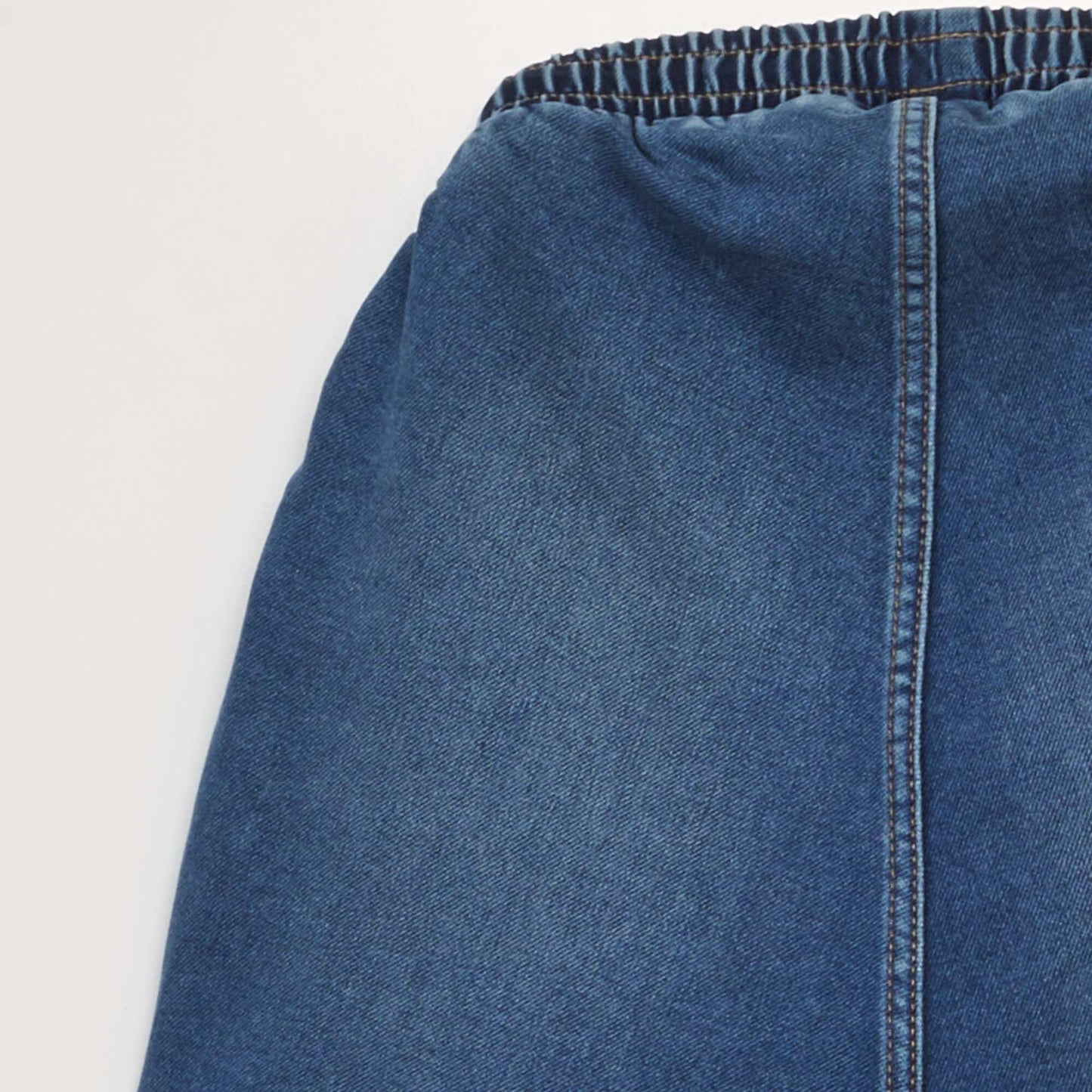 Bermuda en jean à taille élastiquée - So Easy BLEU