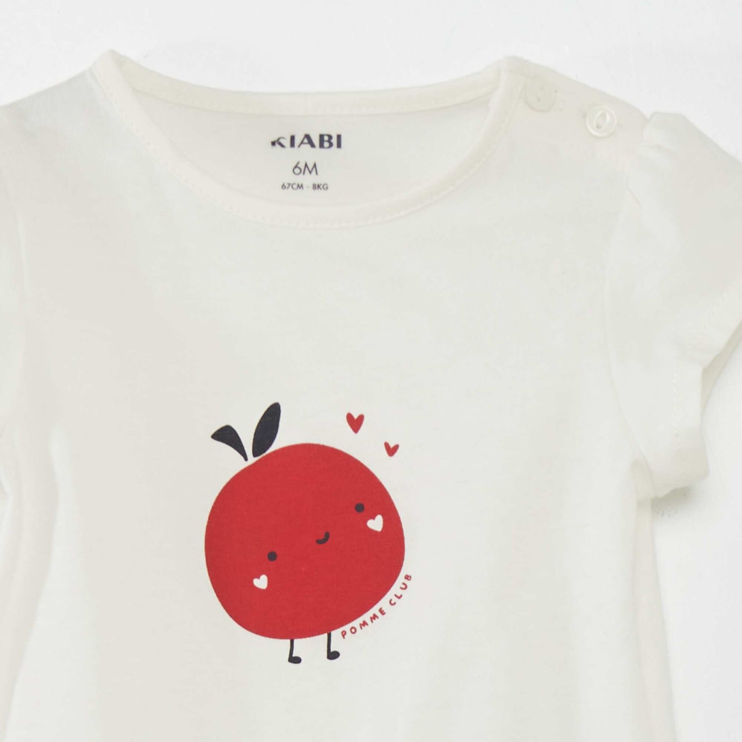 T-shirt anim Blanc