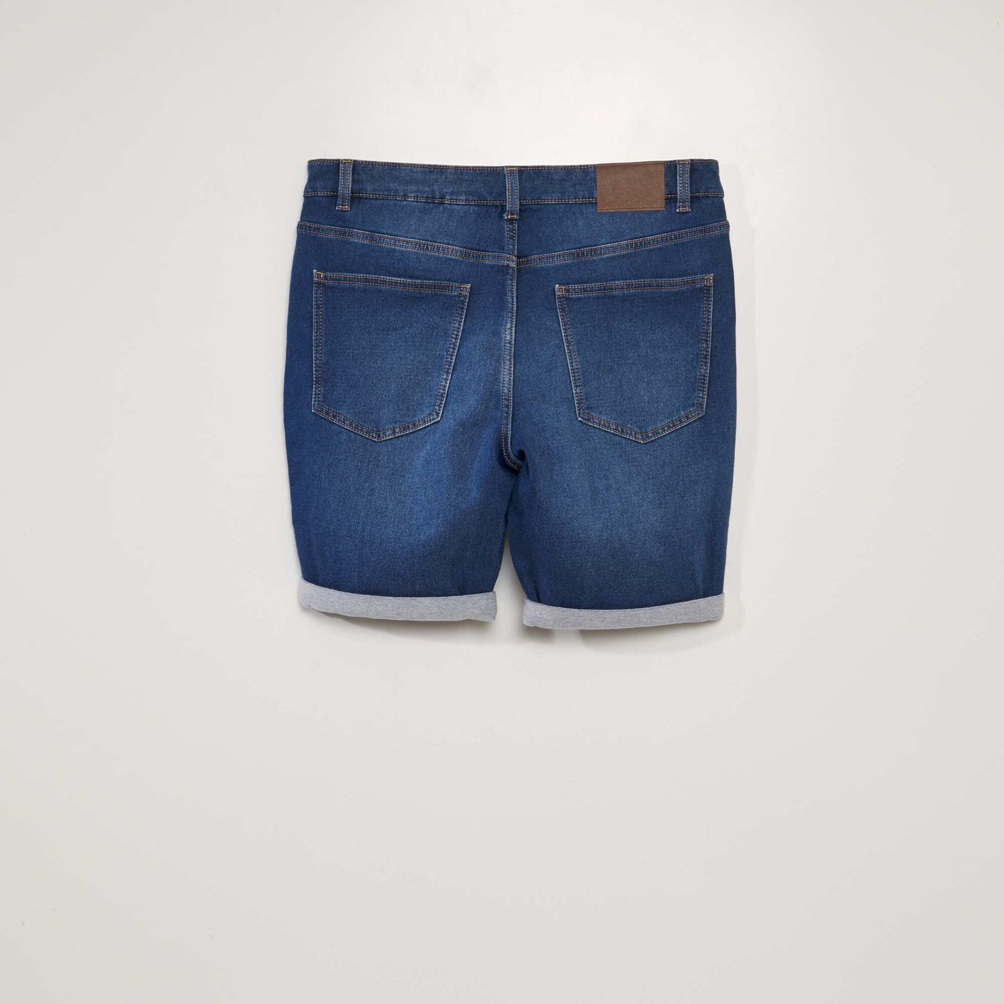 Bermuda slim en jean 5 poches Stone