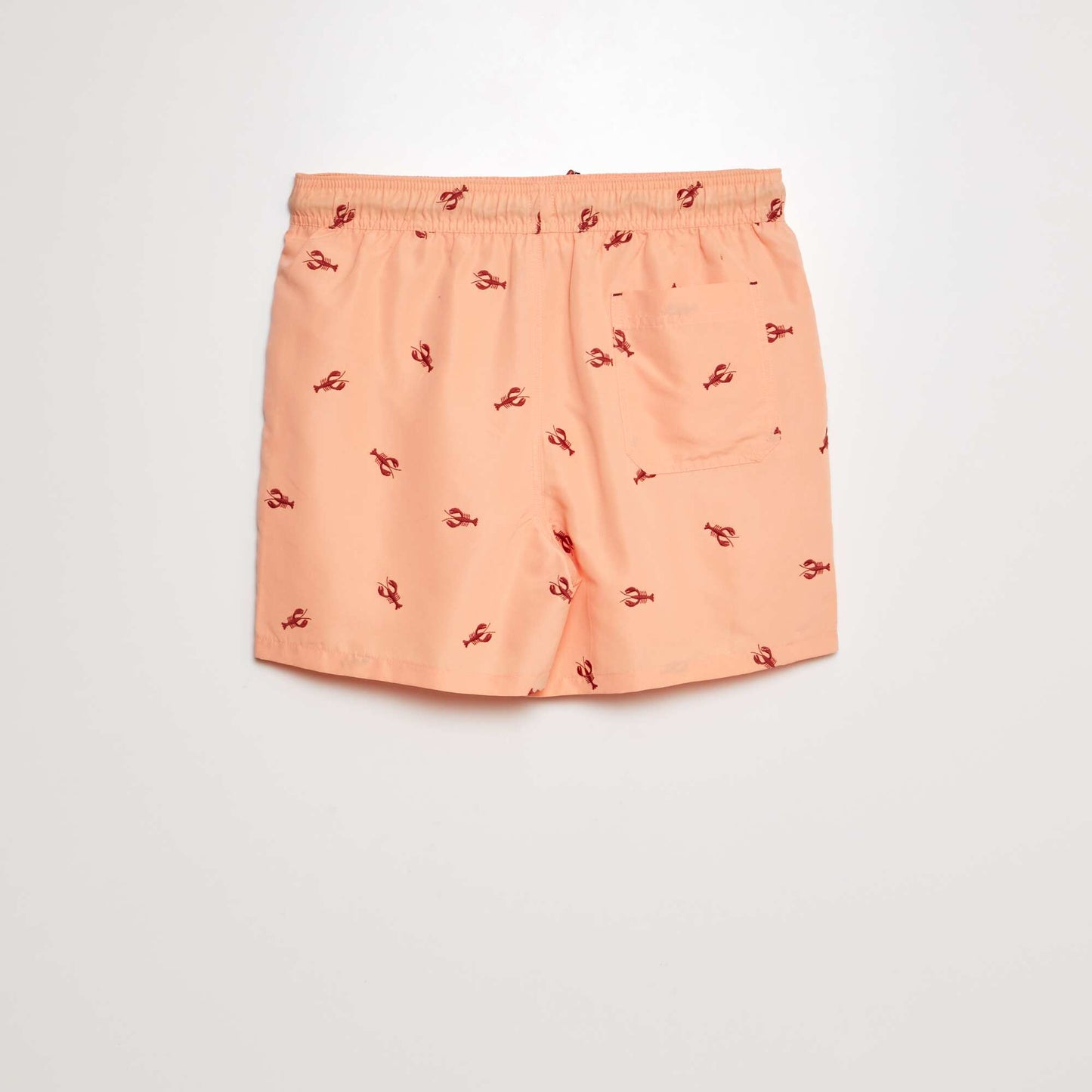 Short de bain motif Orange rose