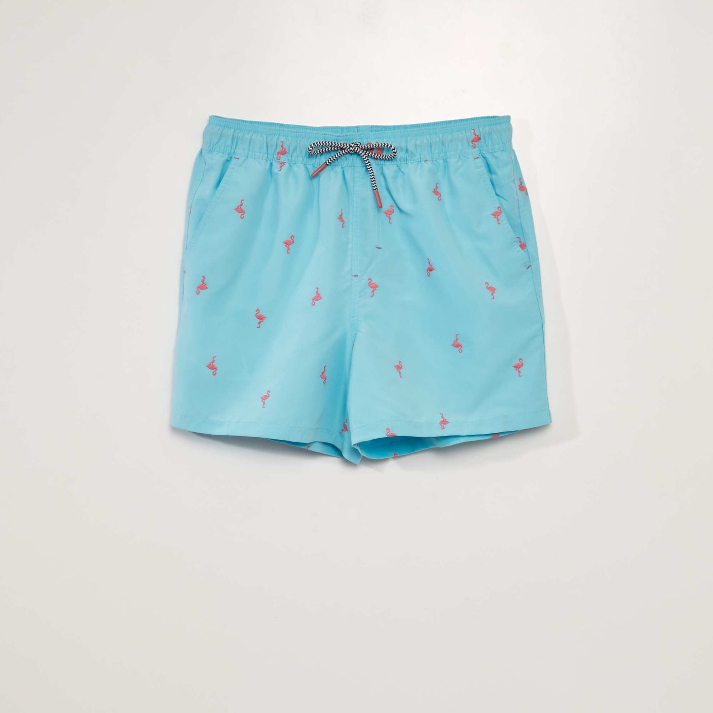 Short de bain motif Bleu