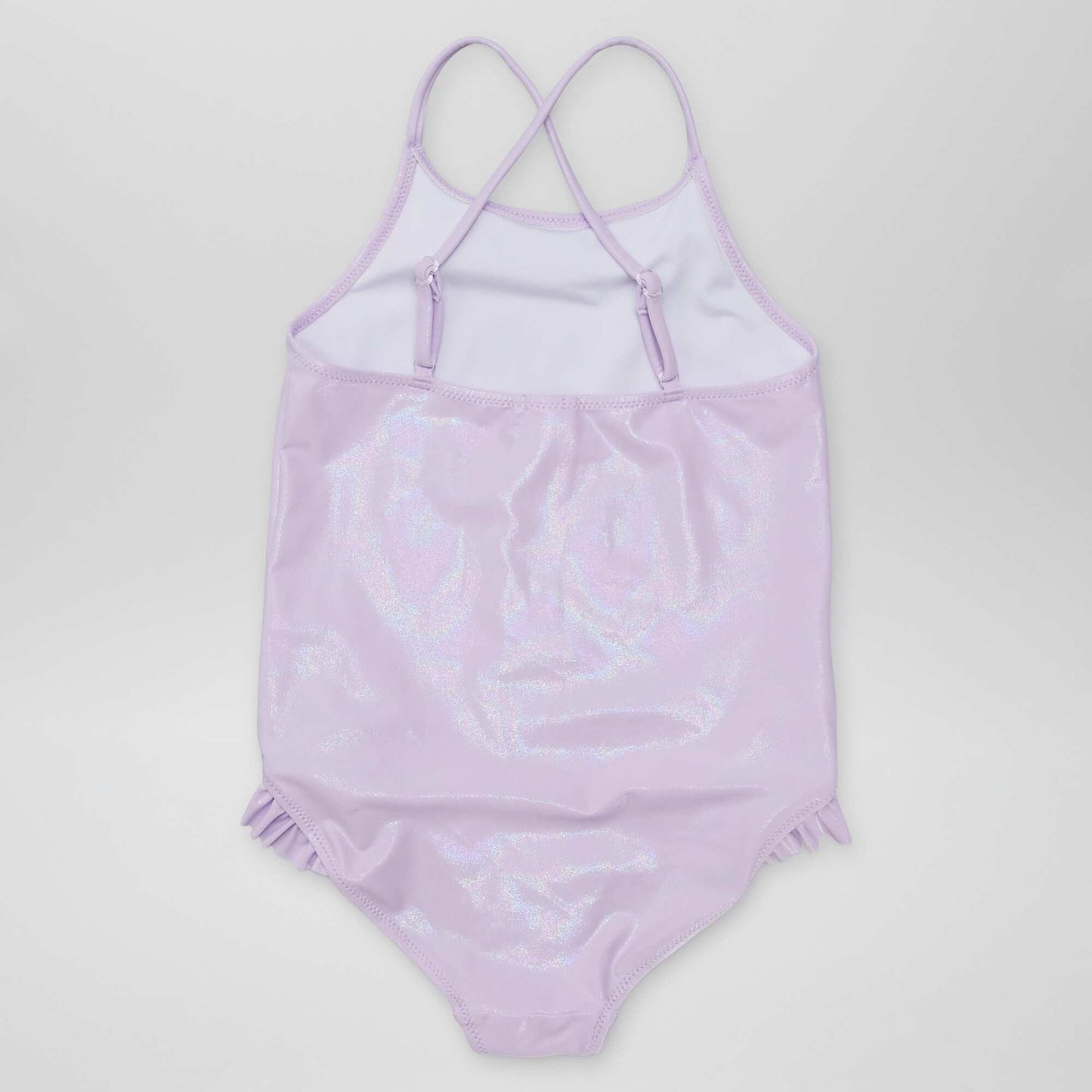 Maillot de bain paillet et volant - 1 pi ces Violet