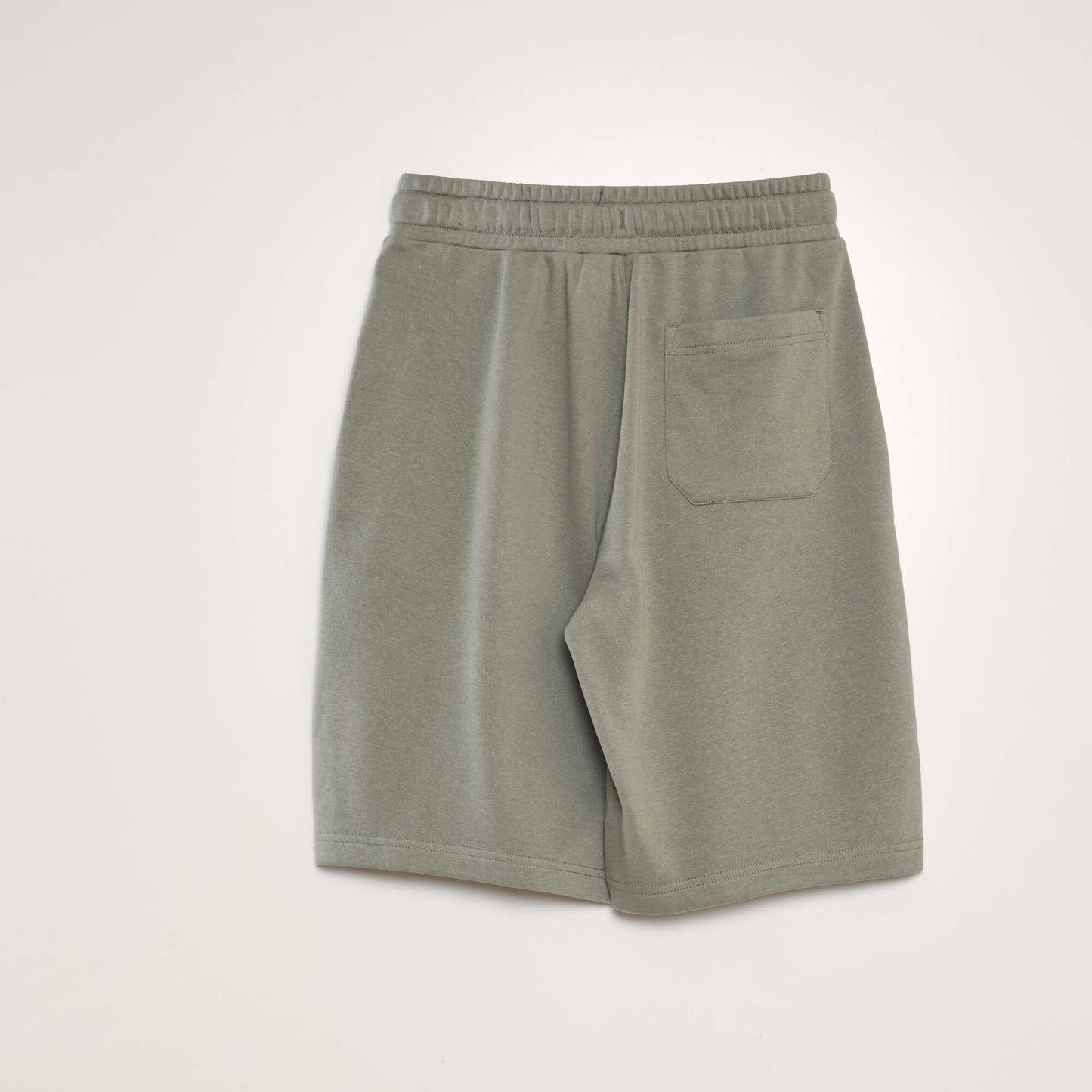 Short l ger en molleton uni Vert
