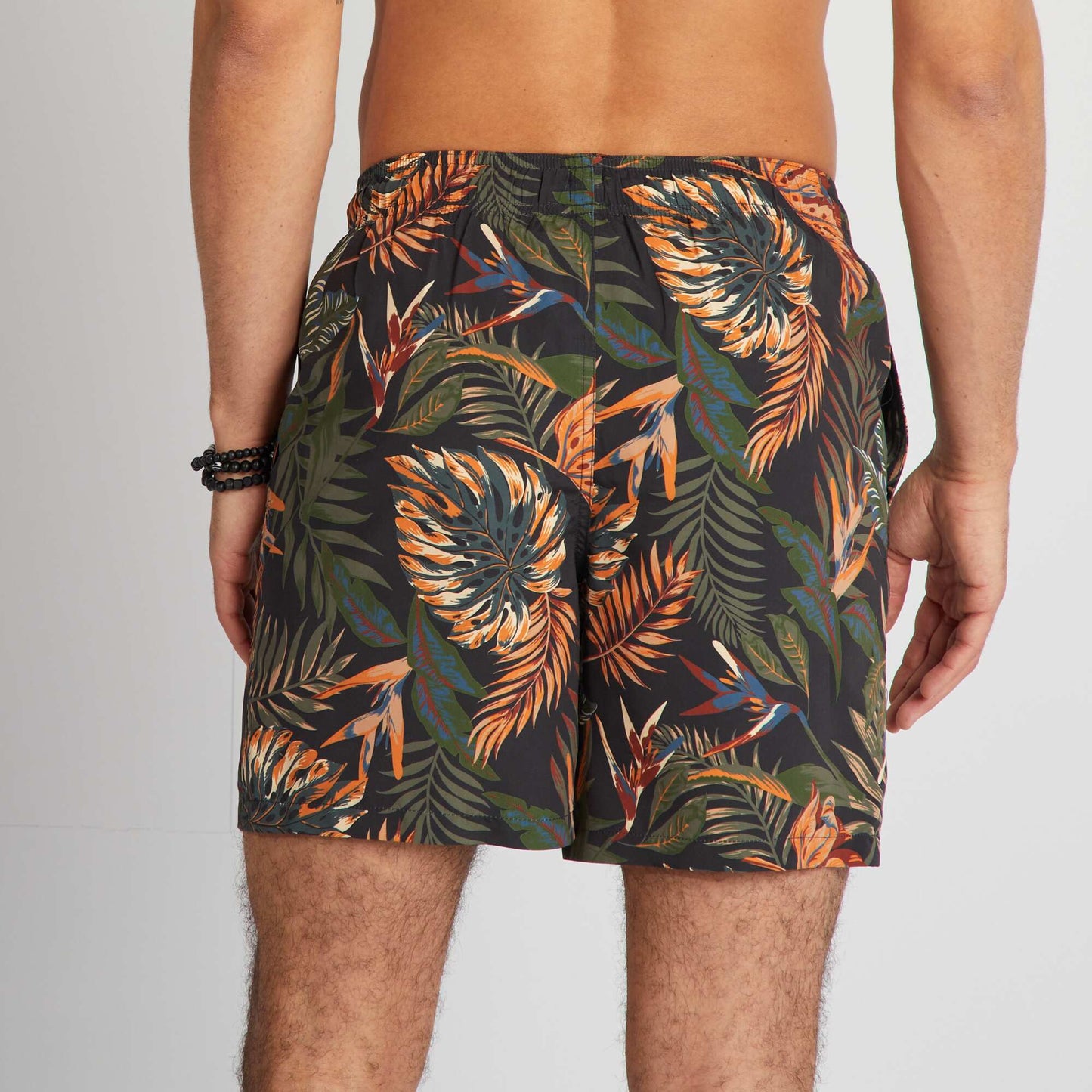 Short de bain avec imprim Vert/orange