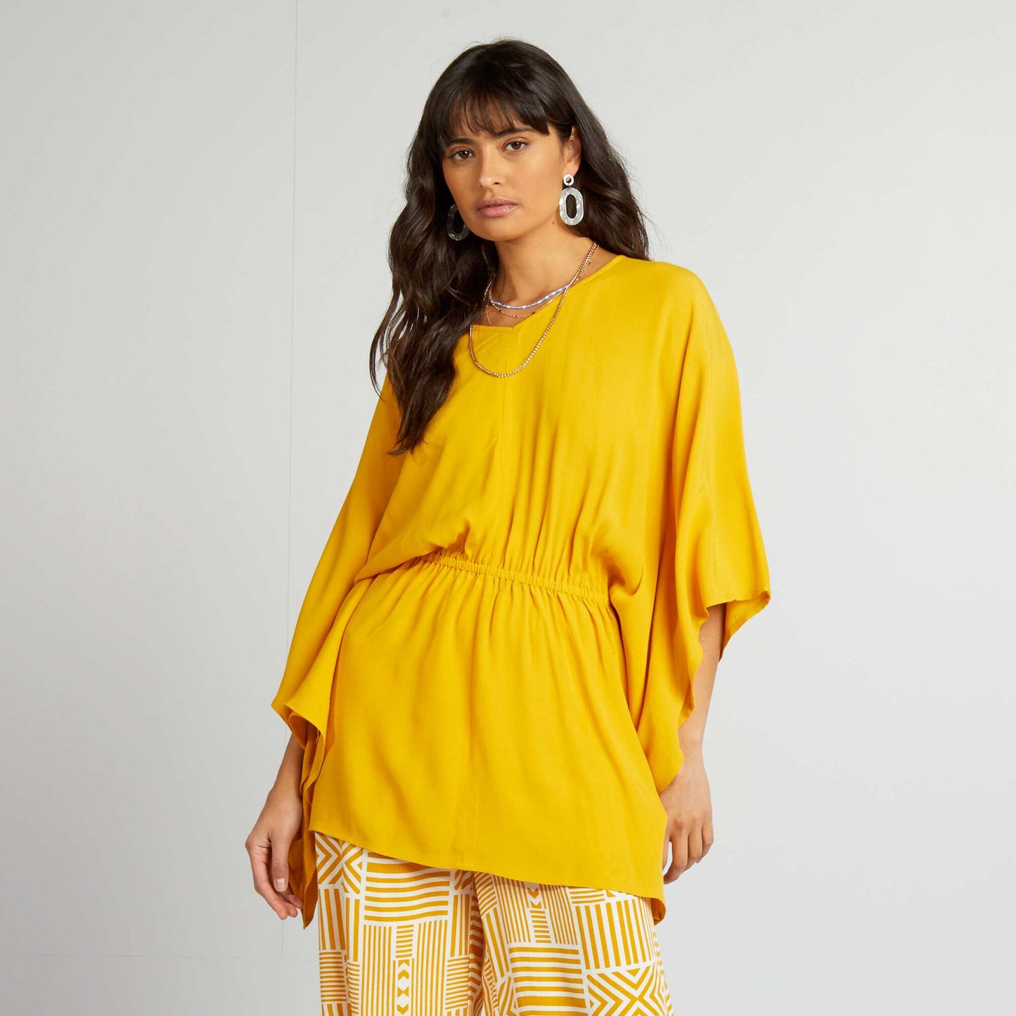Blouse boh me Jaune