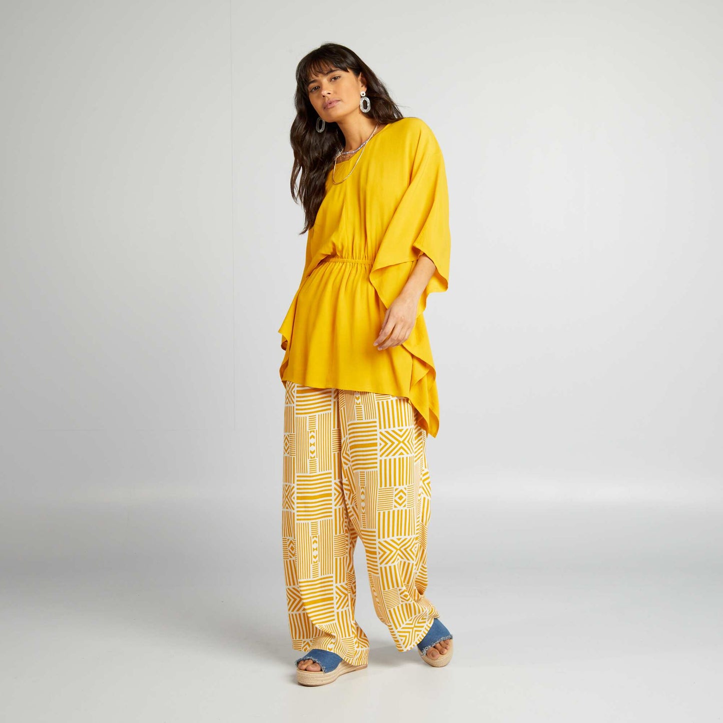Blouse boh me Jaune
