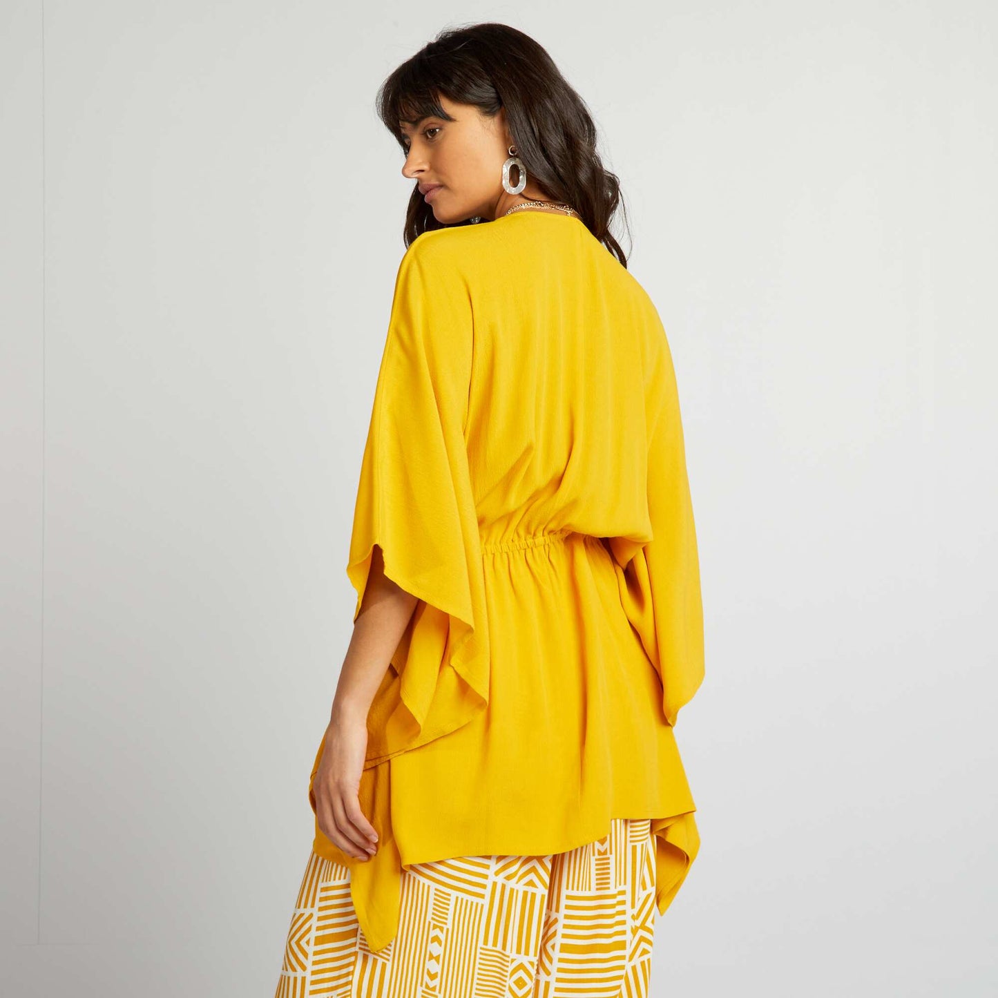Blouse boh me Jaune