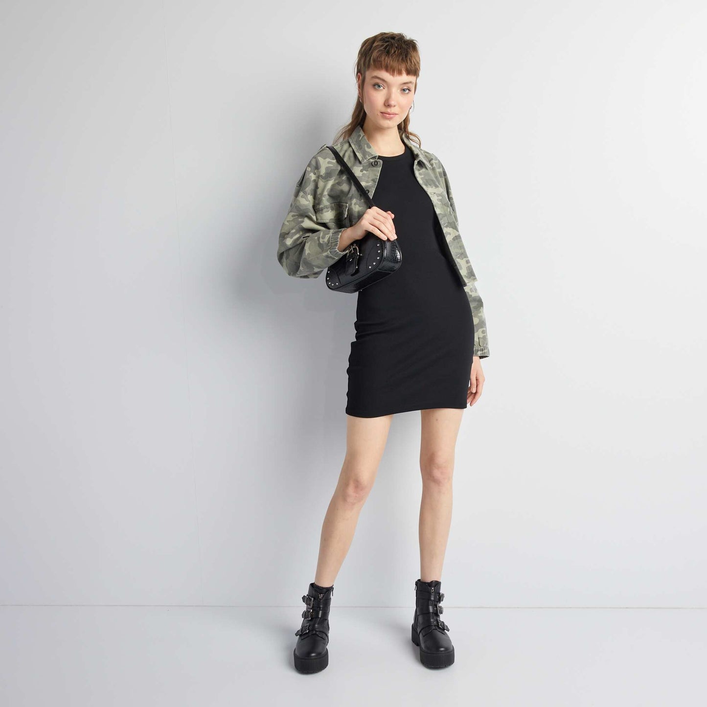 Robe courtes moulante c tel noir