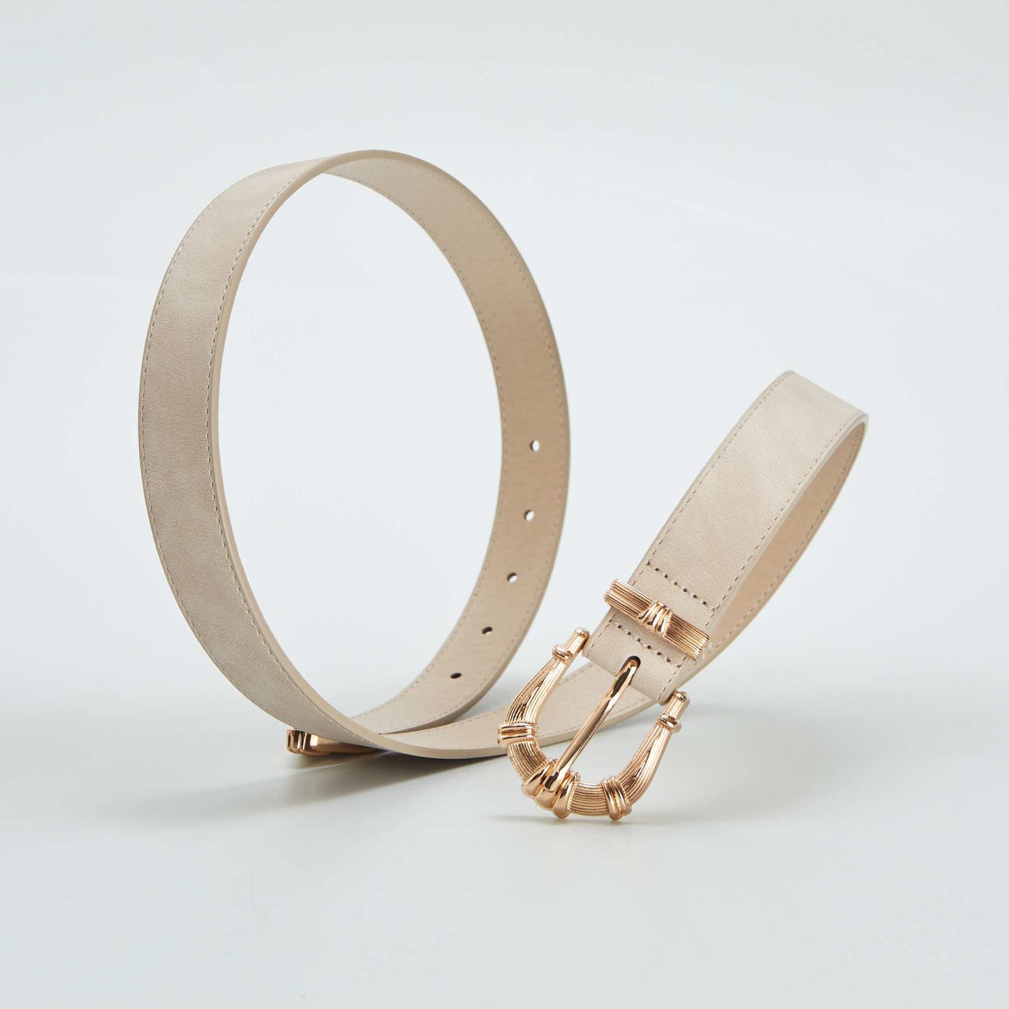 Ceinture fine boucle fantaisie Cr me