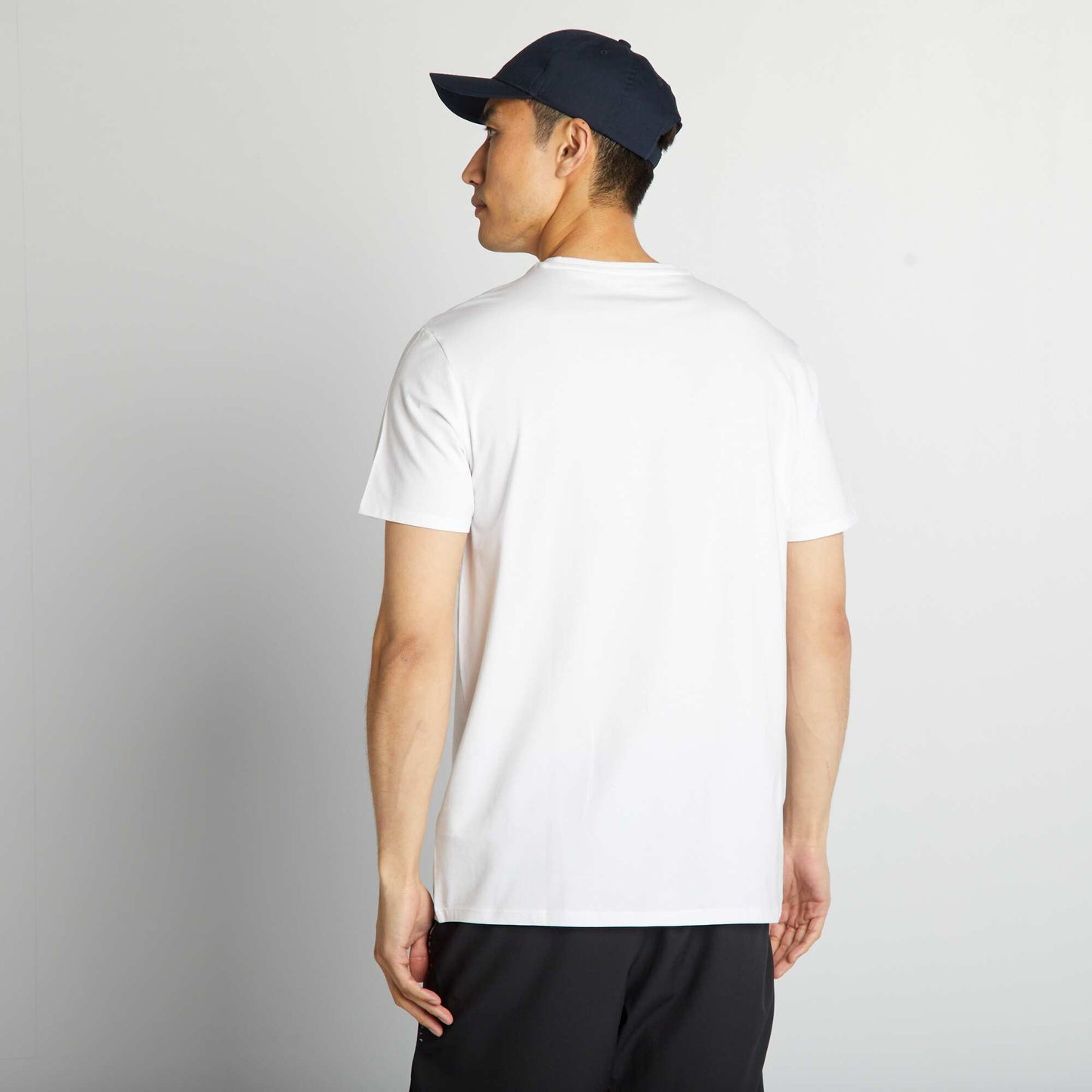 T-shirt en jersey avec imprim Blanc