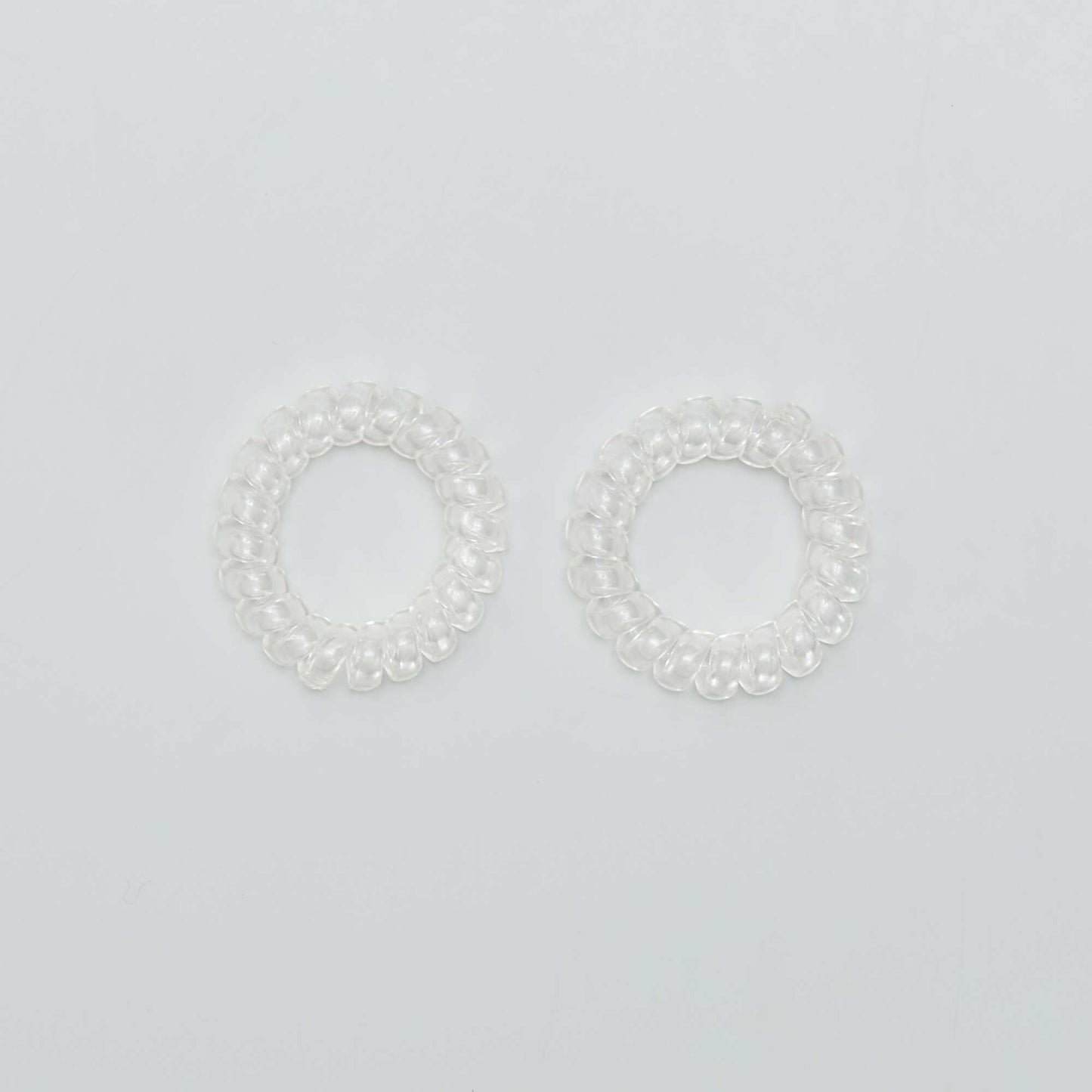 Lot de 6 lastiques tortis Noir