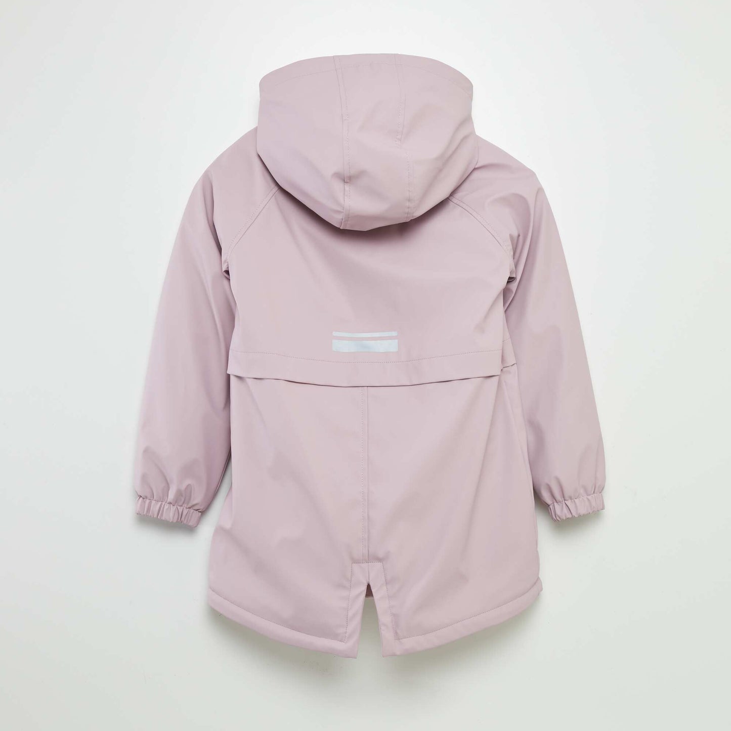 Parka mi-longue capuche Lilas