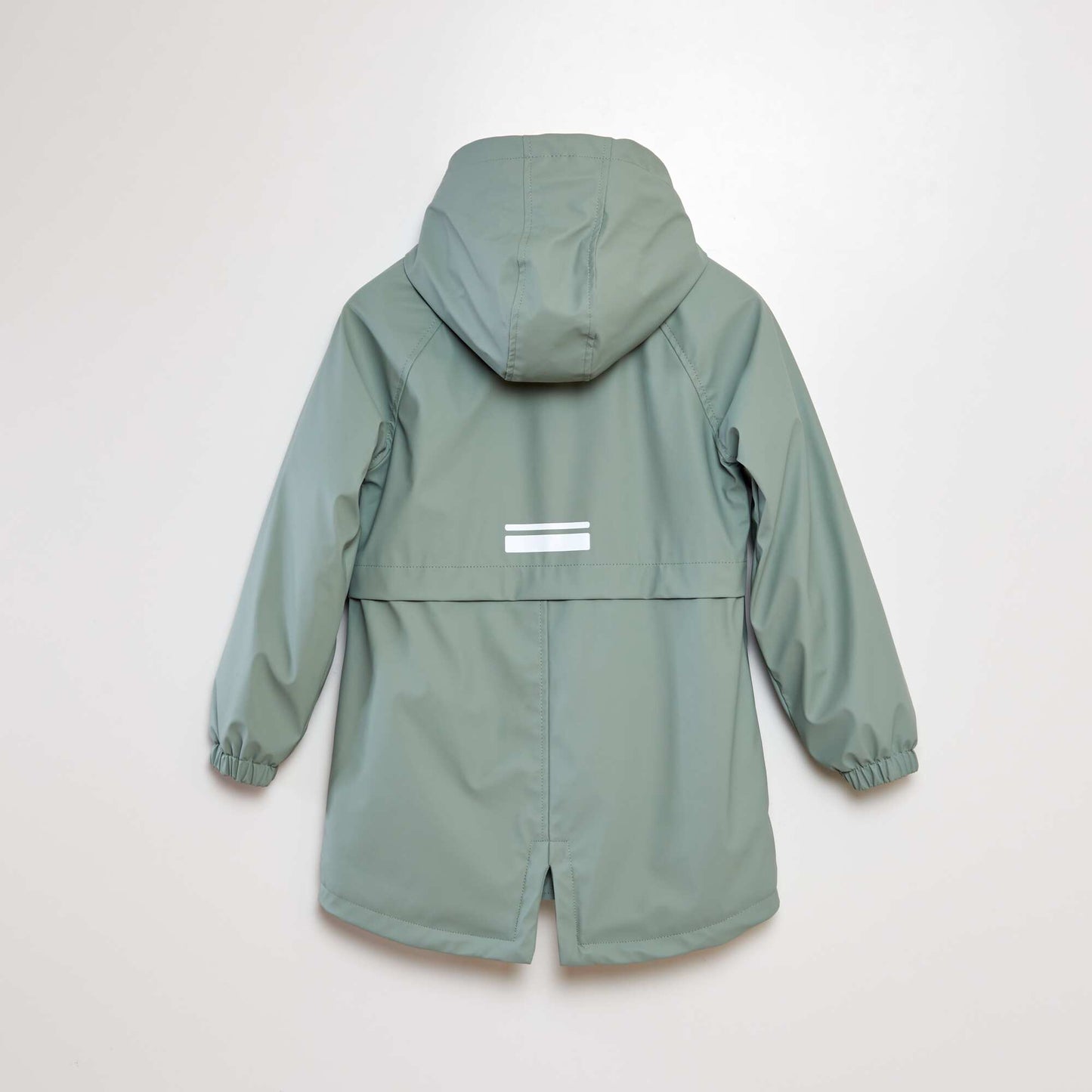 Parka mi-longue capuche Vert