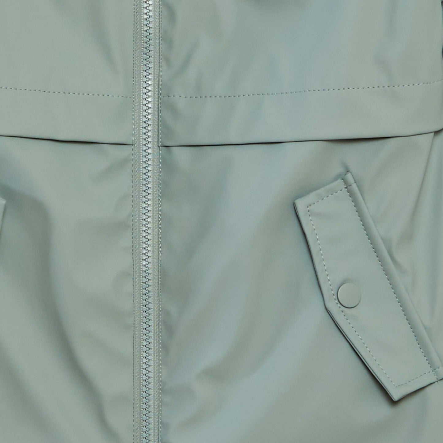 Parka mi-longue capuche Vert