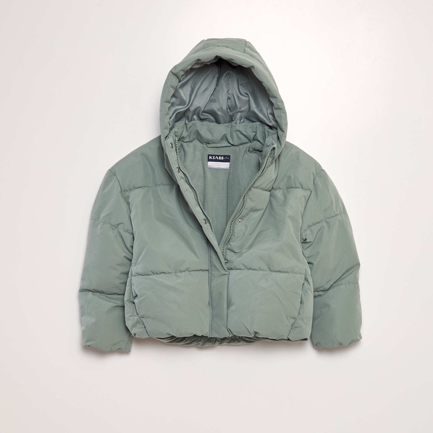 Doudoune chaude capuche Vert