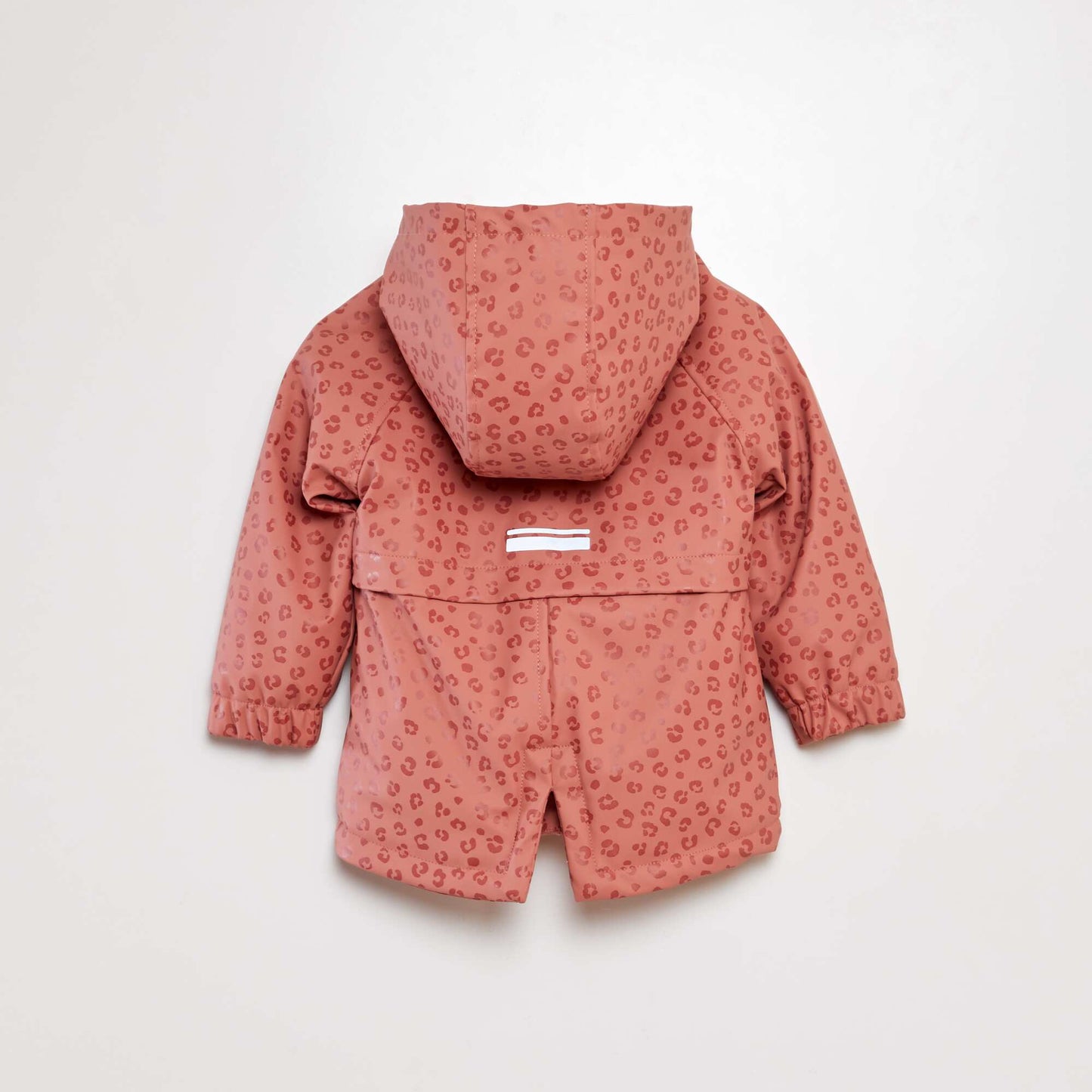 Parka capuche avec fausses fourrure Rose