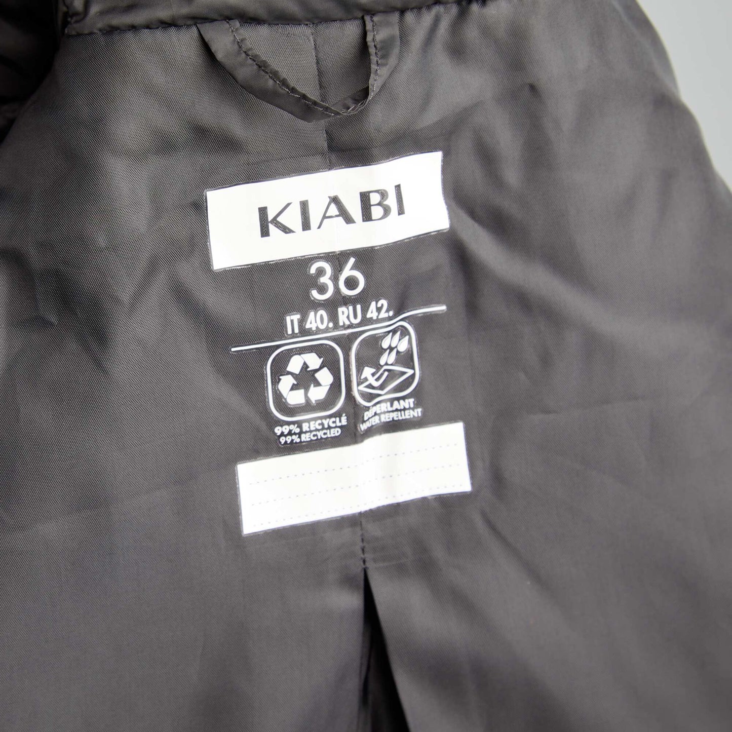 Doudoune l g re matelass e noir