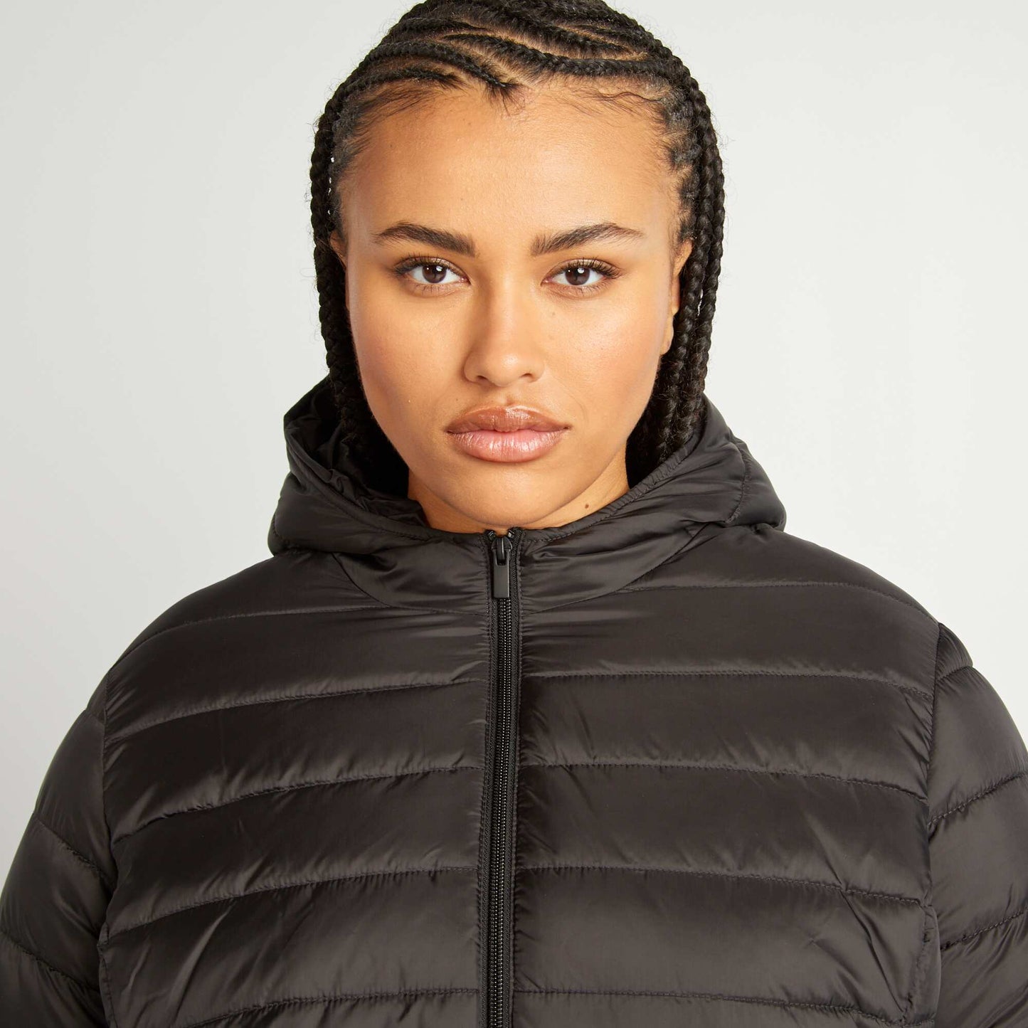 Doudoune light capuche noir