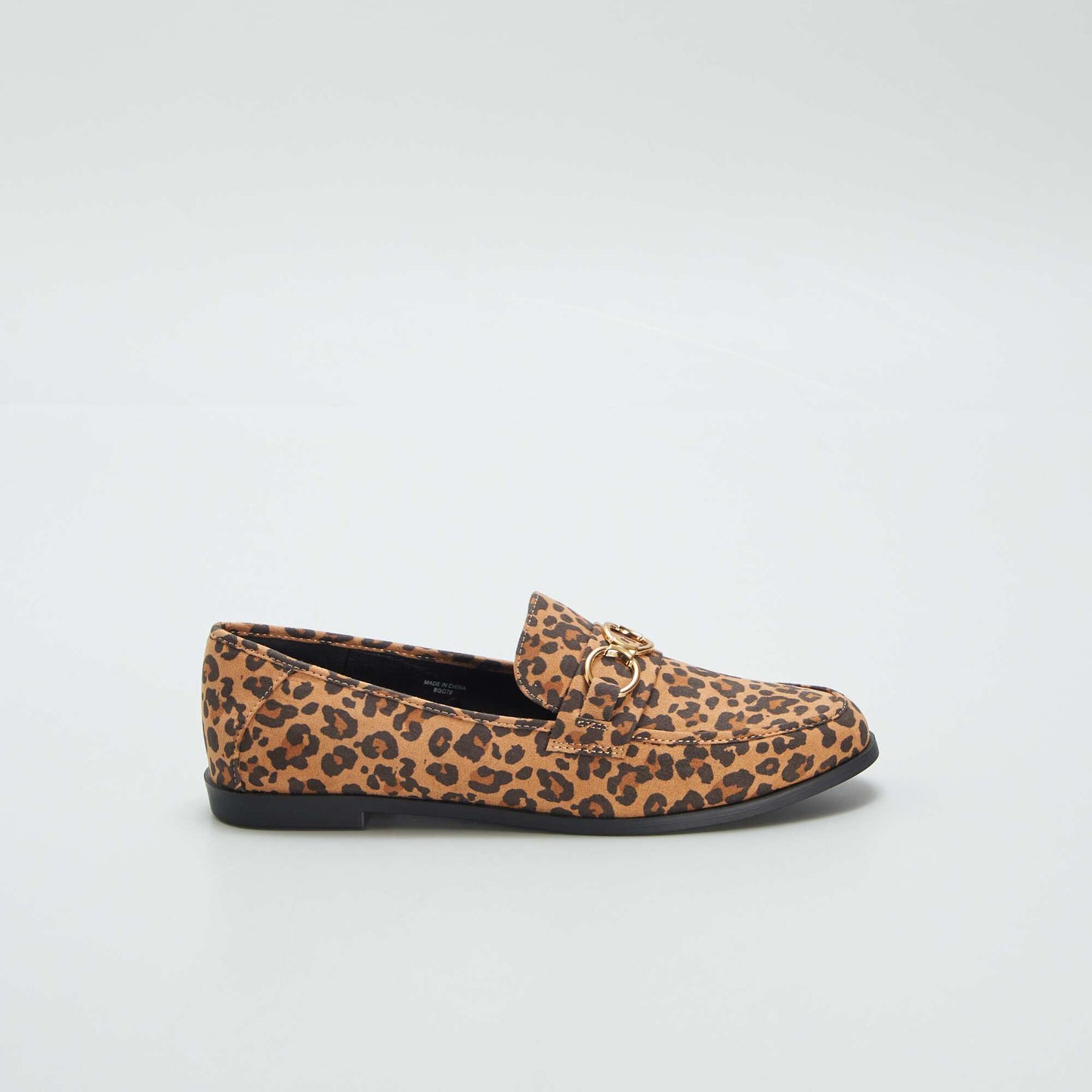 Mocassins semelle plate imprim l opard L opard