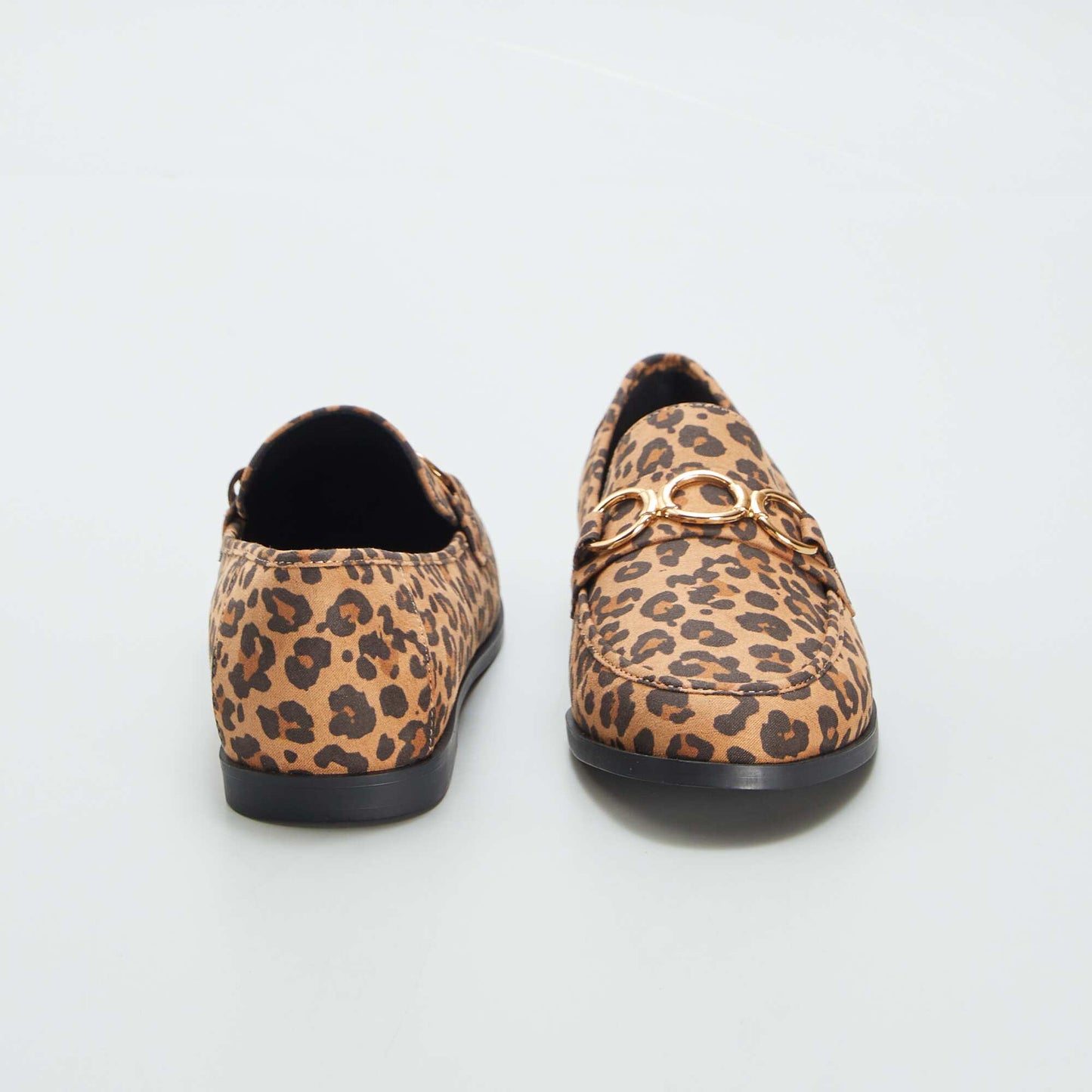 Mocassins semelle plate imprim l opard L opard