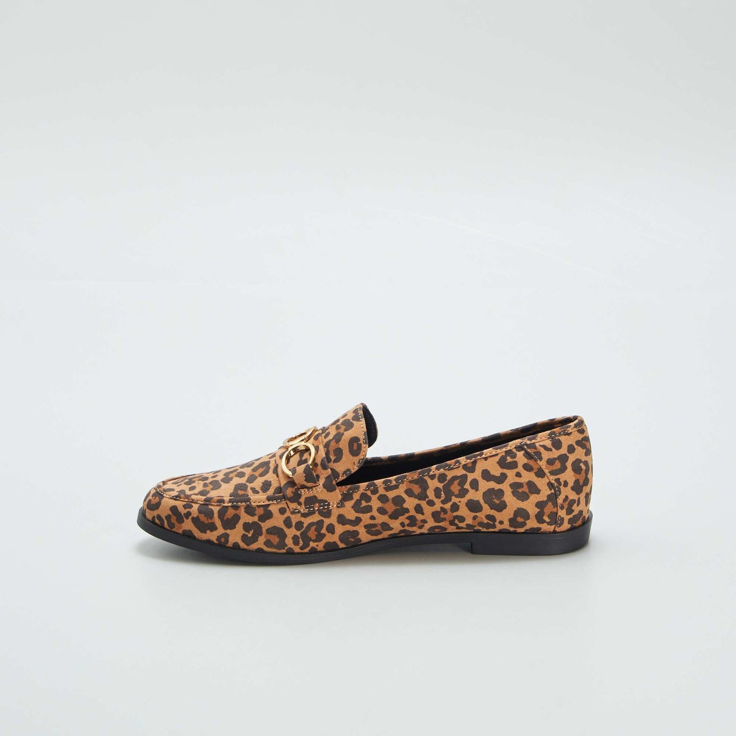 Mocassins semelle plate imprim l opard L opard