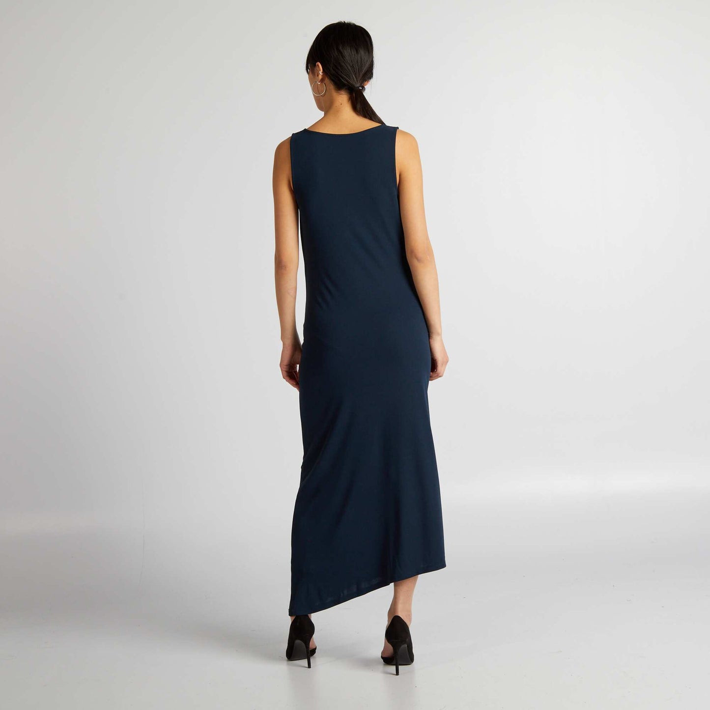 Robe drap e col b nitier Marine