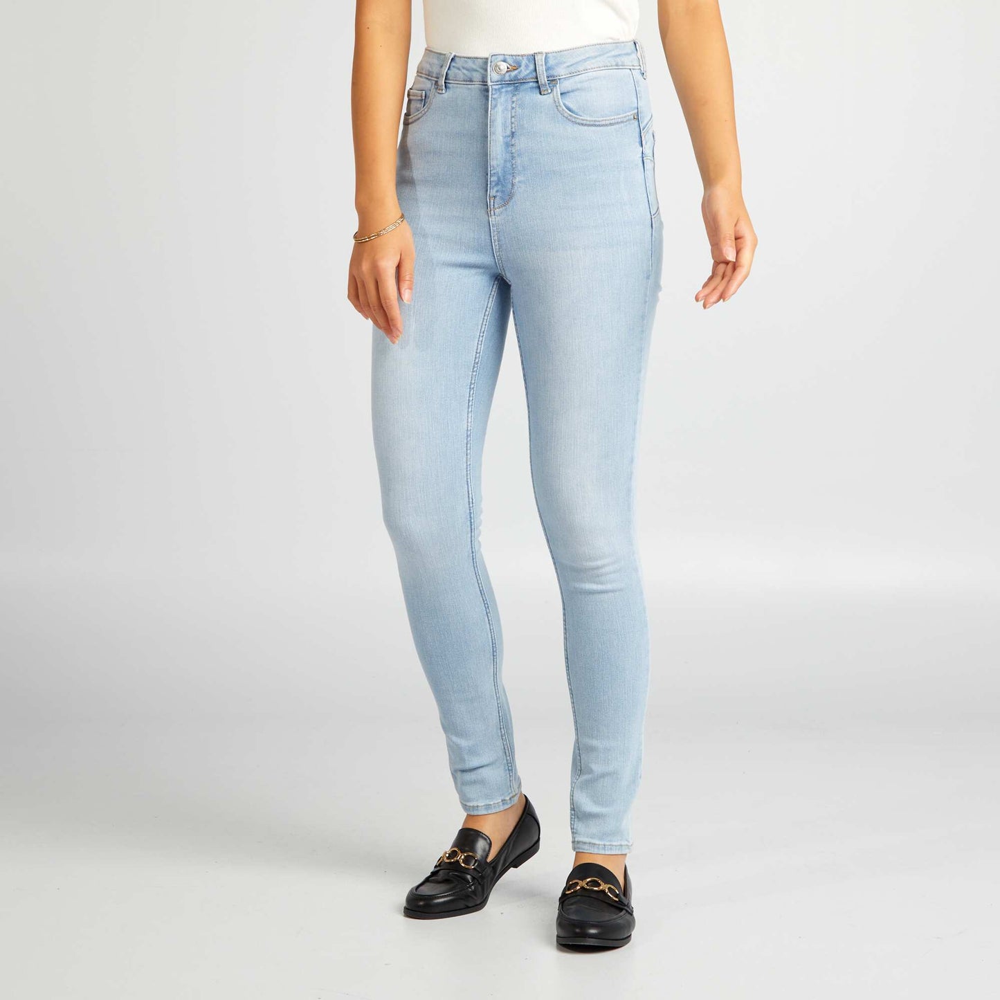 Jean skinny taille haute - L30 Triple stone