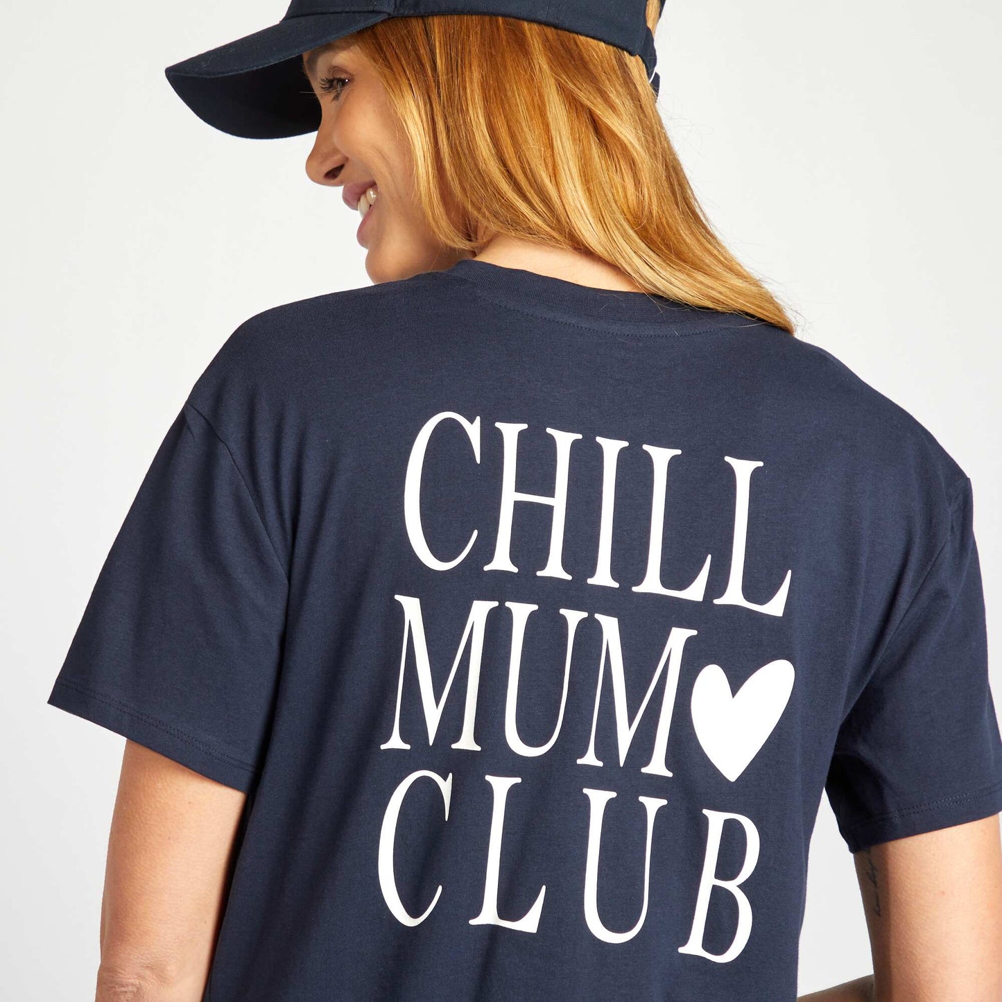T-shirt d'allaitement avec imprimé BLEU MARINE
