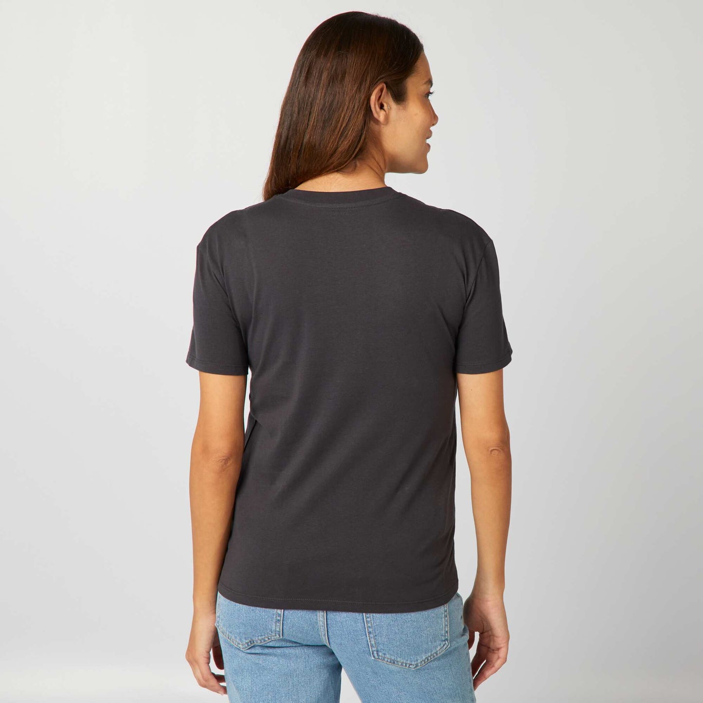 T-shirt d'allaitement avec imprim Gris fonc