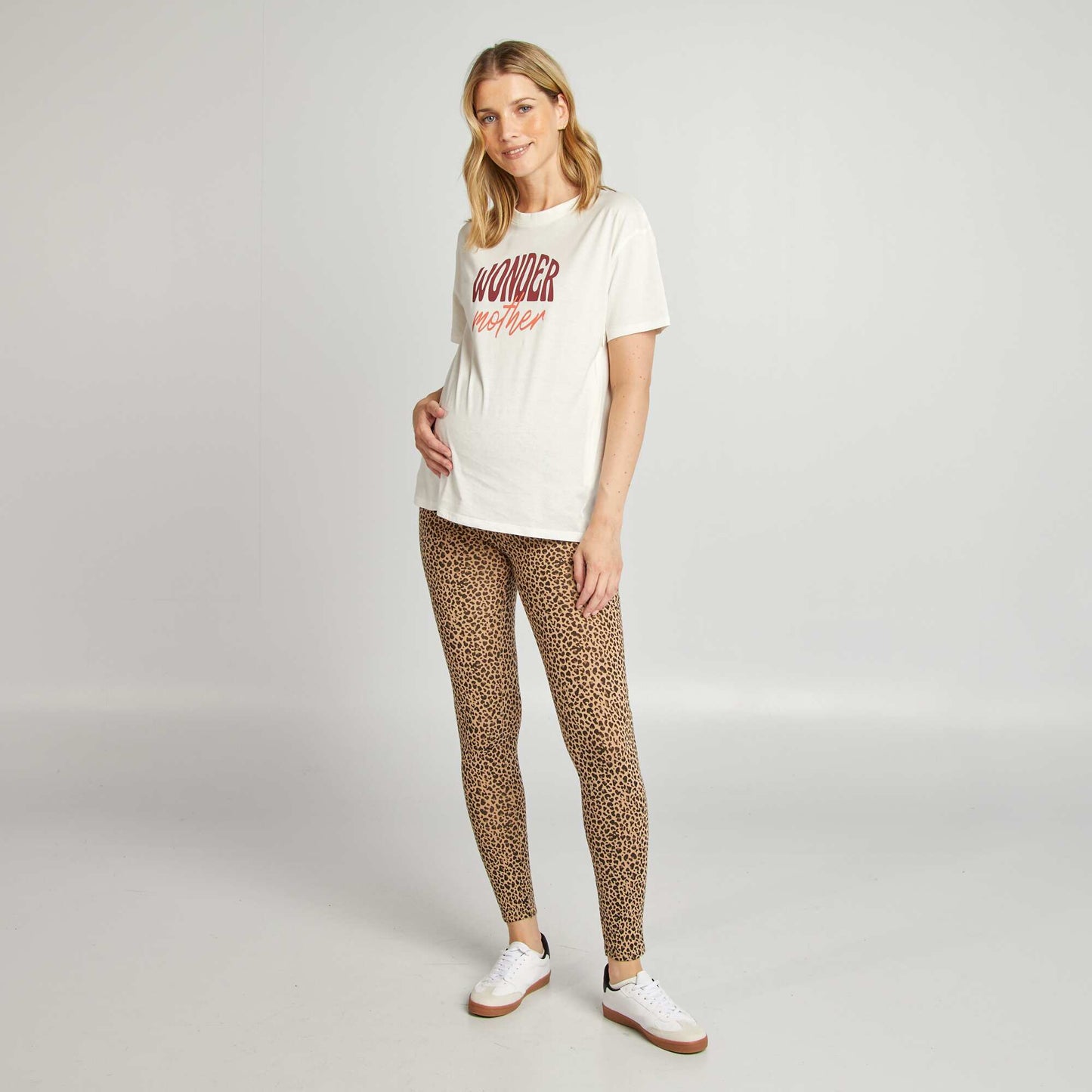 T-shirt d'allaitement avec imprim Blanc