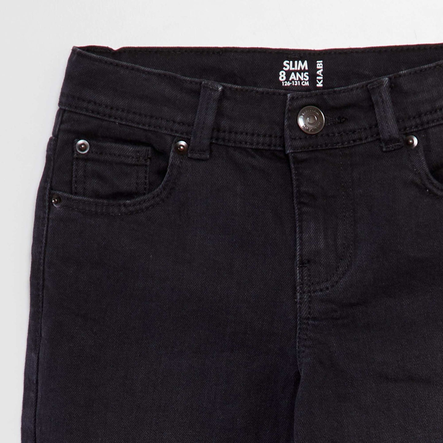 Pantalon slim 5 poches Noir